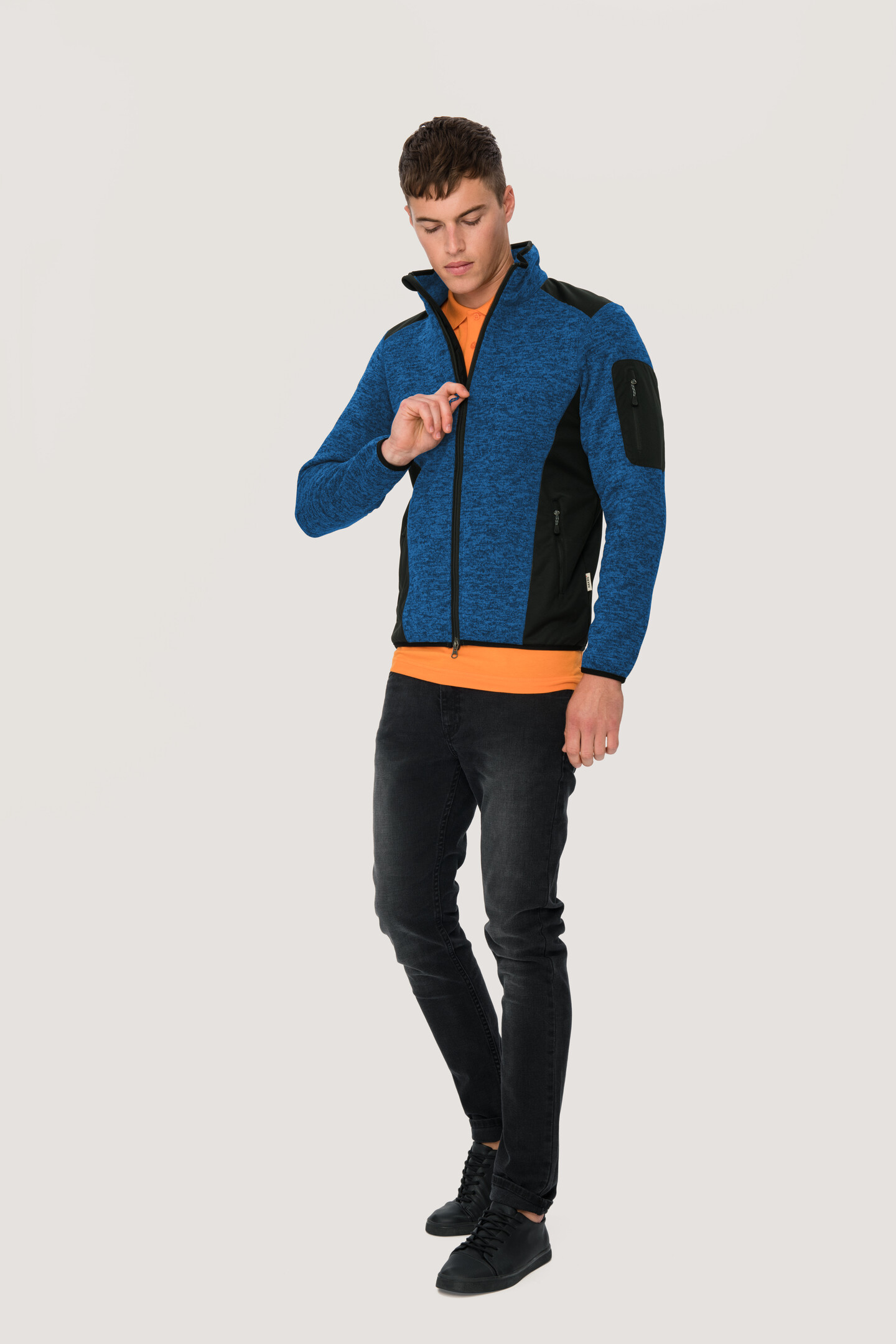 HAKRO Strickfleece-Jacke 836 Dawson