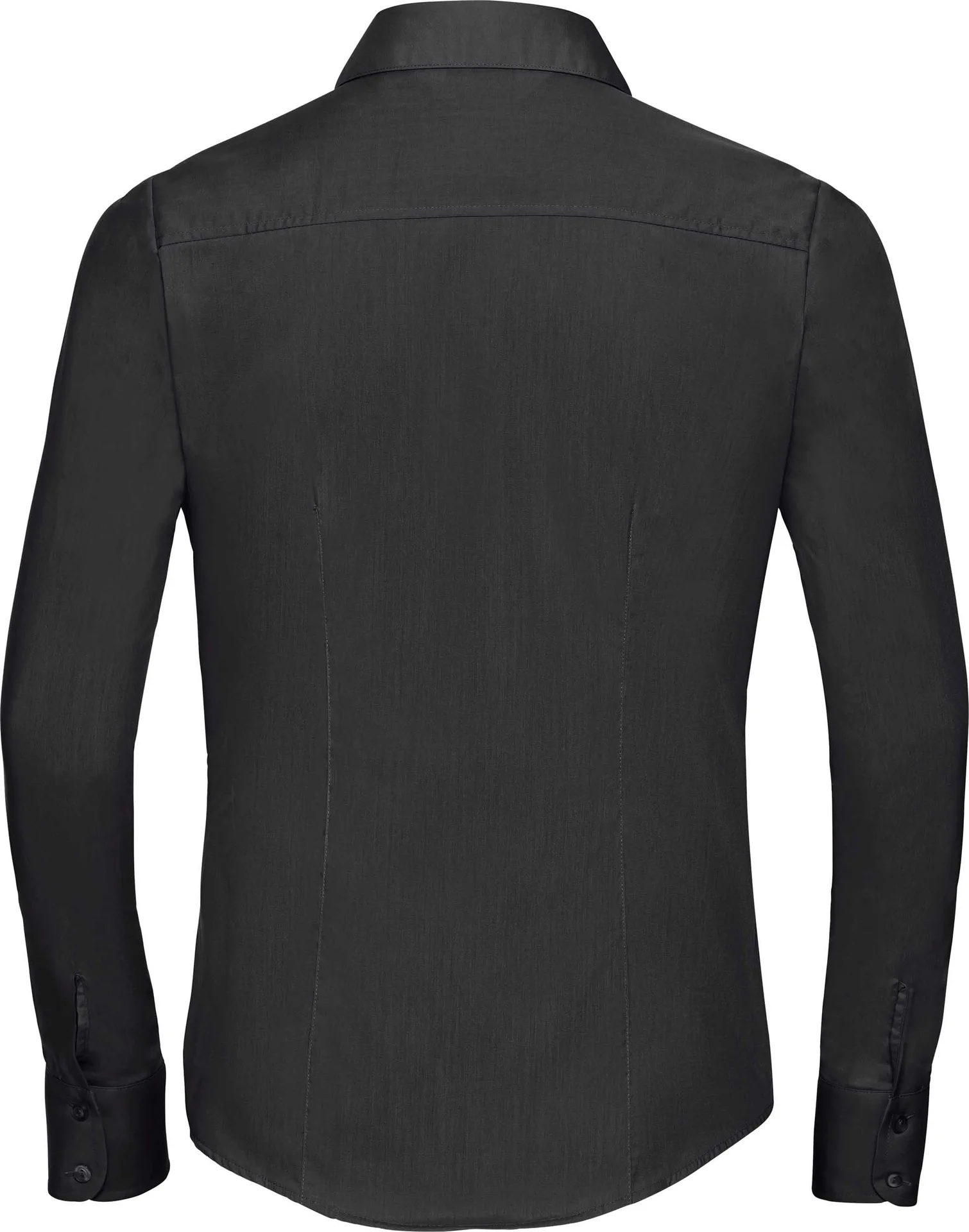 Russell Ladies Long Sleeve Polycotton Easy Care Fitted Poplin Shirt