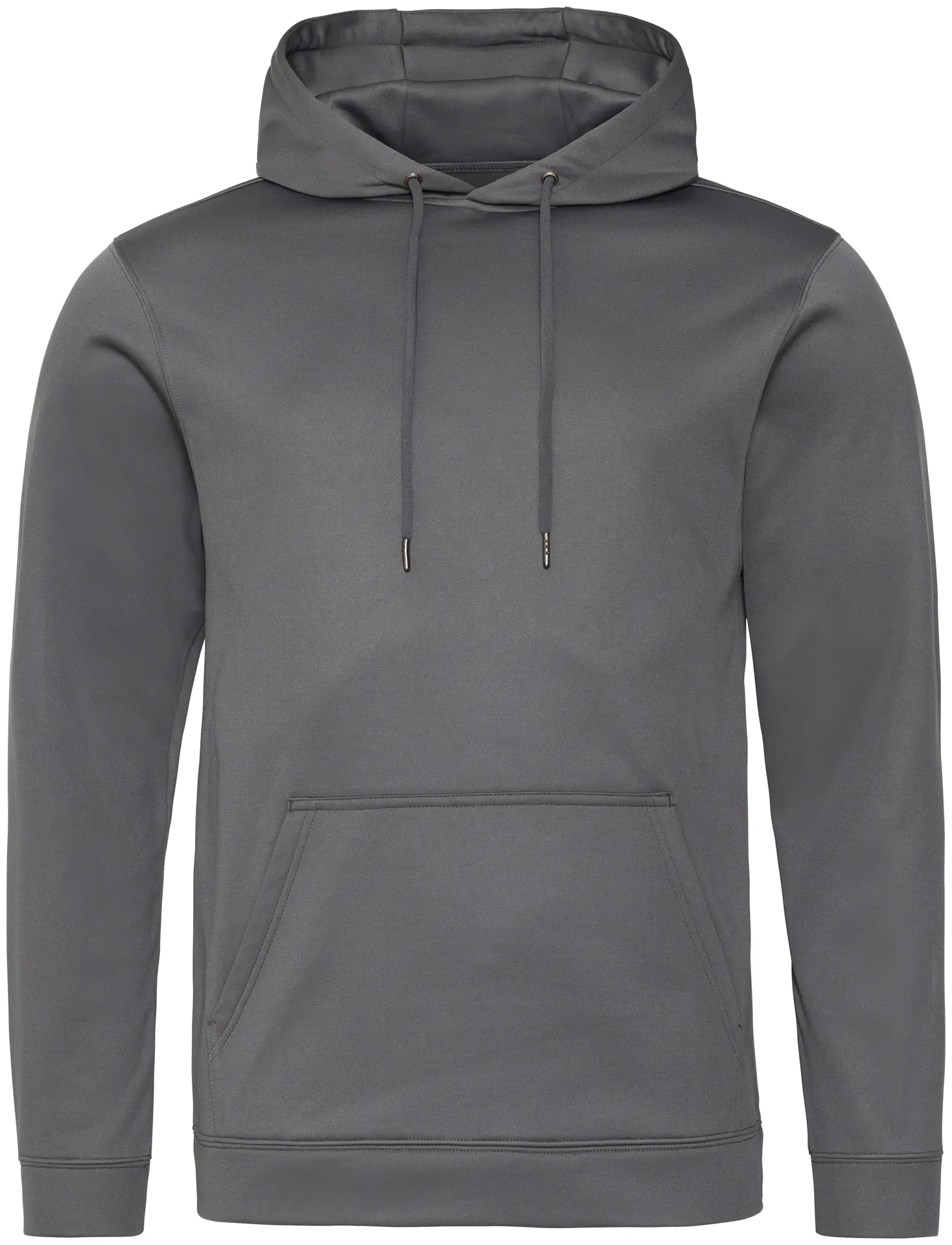 justhoods-jh006-sports-polyester-hoodie-steelgrey-front-1 Just Hoods Sports Polyester Hoodie