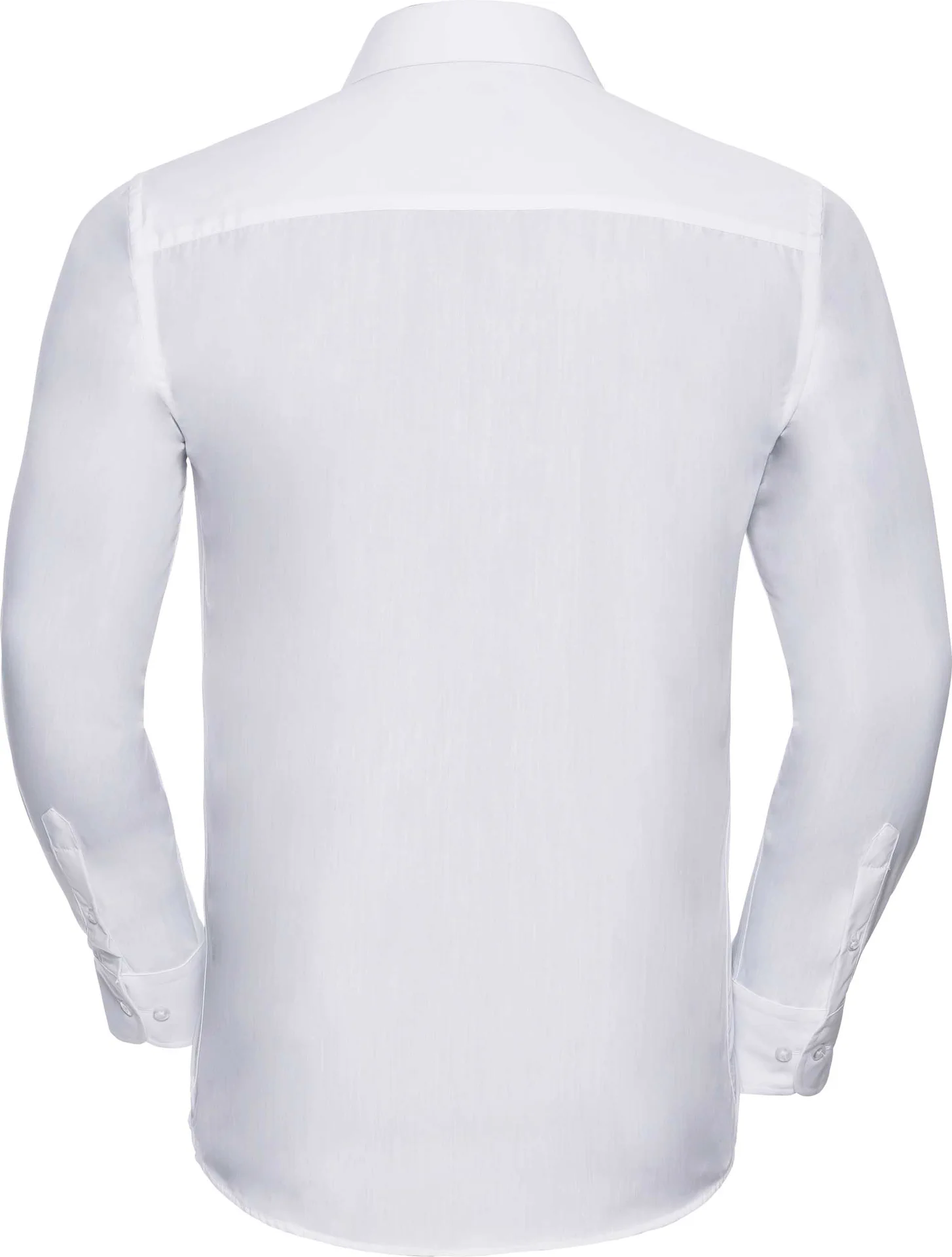 Russell Men's Long Sleeve Polycotton Easy Care Tailored Poplin Shirt