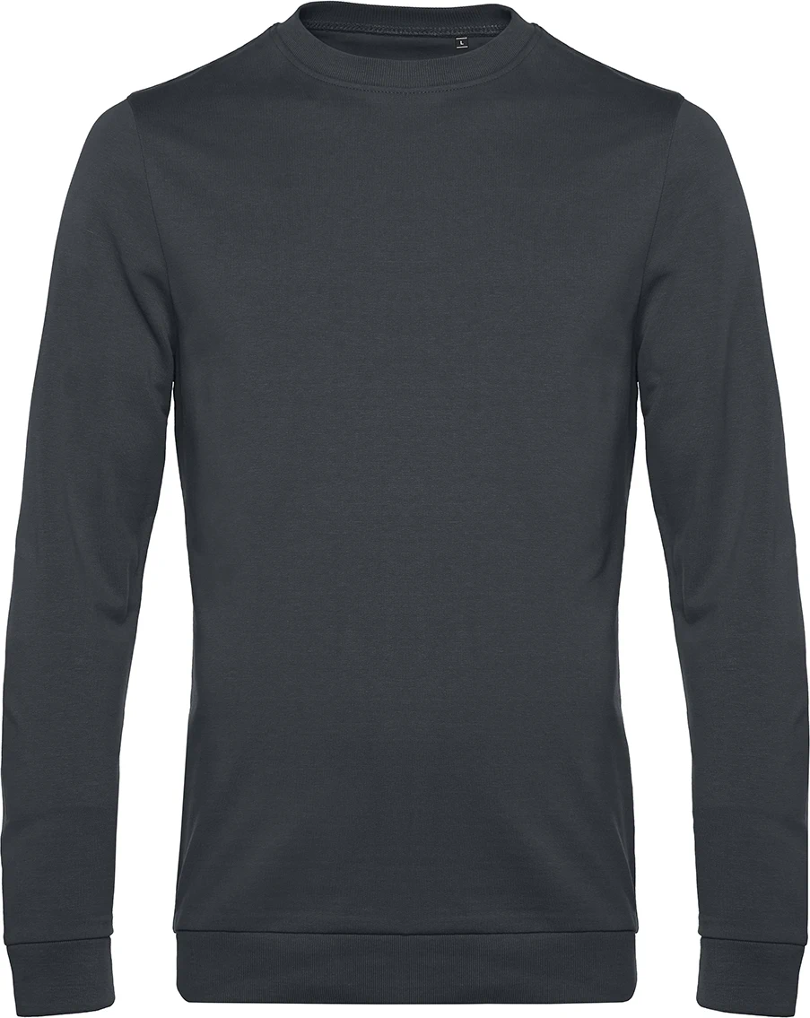 BC-WU01W-Sweatshirt-set-in-asphalt-0 B&C #Set in Sweat