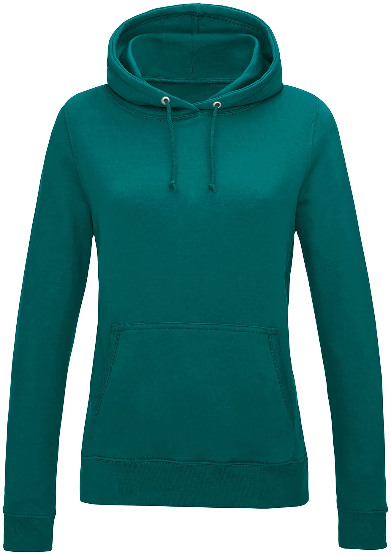 justhoods-jh001f-womens-college-hoodie-jade-front-1 Just Hoods Women's College Hoodie