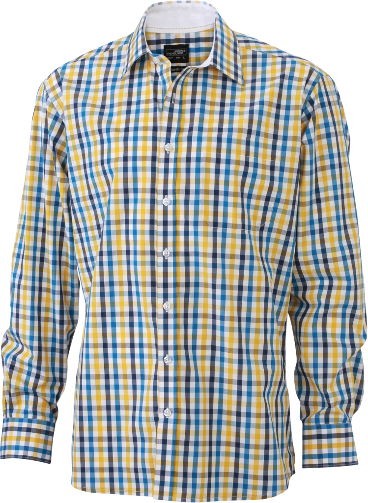 James & Nicholson Men's Checked Shirt James & Nicholson Men's Checked Shirt