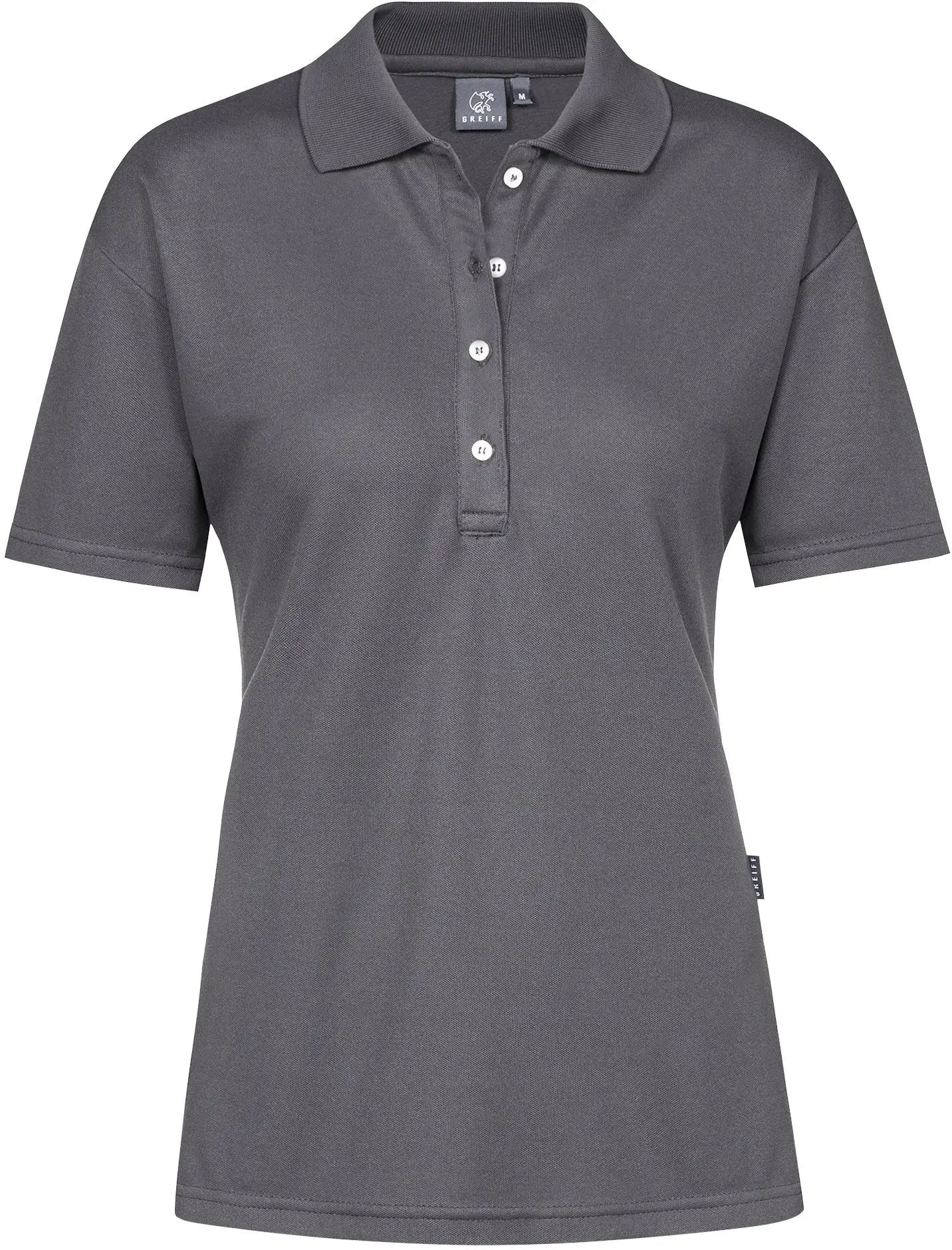 greiff-35000-damen-poloshirt_2145_anthrazit-front-2 GREIFF Damen Poloshirt mit TENCEL™ Lyocellfasern