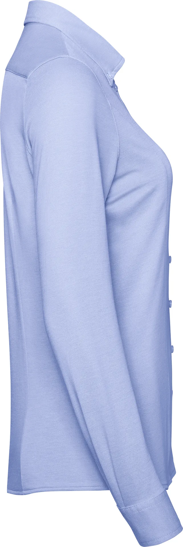 hakro-129-bluse-natural-stretch-ozeanblau-4 HAKRO Bluse 1/1 Arm 129 Natural Stretch