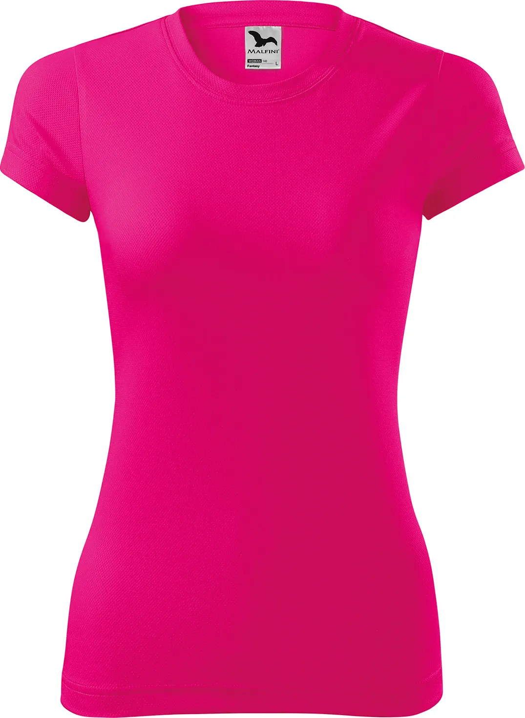 malfini-140-fantasy-t-shirt-damen-neonrosa-front-2 MALFINI T-Shirt Damen Fantasy 140