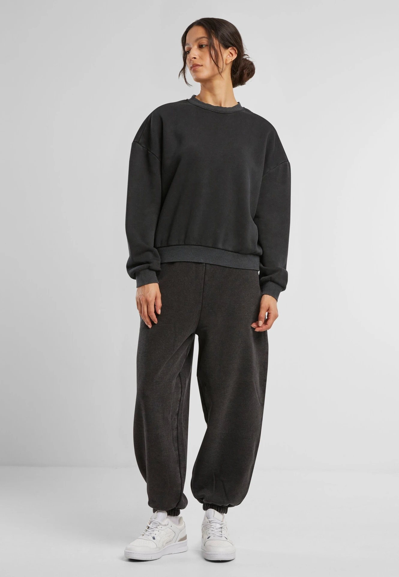 Build Your Brand Ladies Vintage Heavy Crewneck