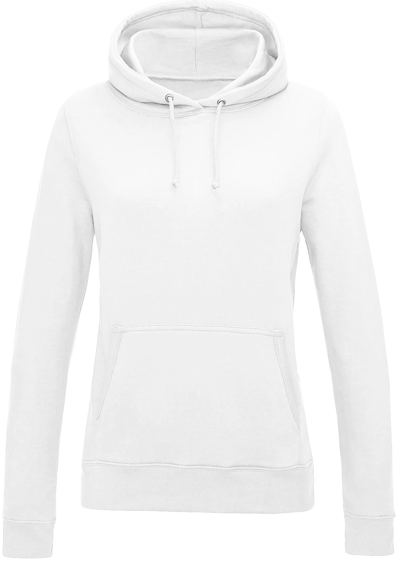 justhoods-jh001f-womens-college-hoodie-arcticwhite-front-1 Just Hoods Women's College Hoodie