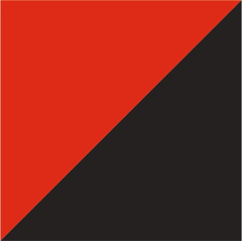 fire red/charcoal
