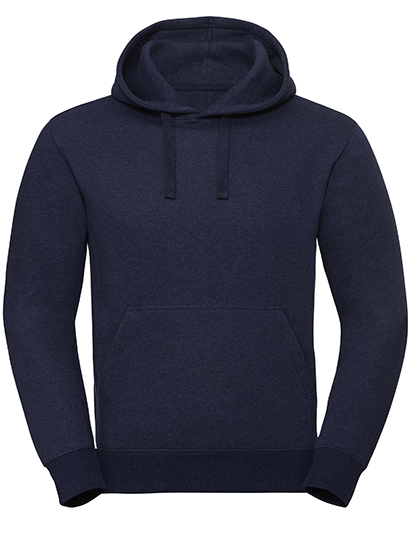 Russell Men`s Authentic Melange Hooded Sweat