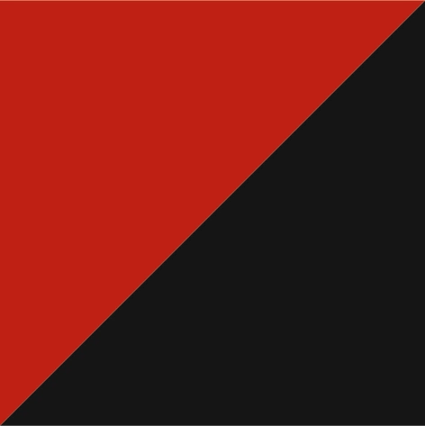 fire red/jet black