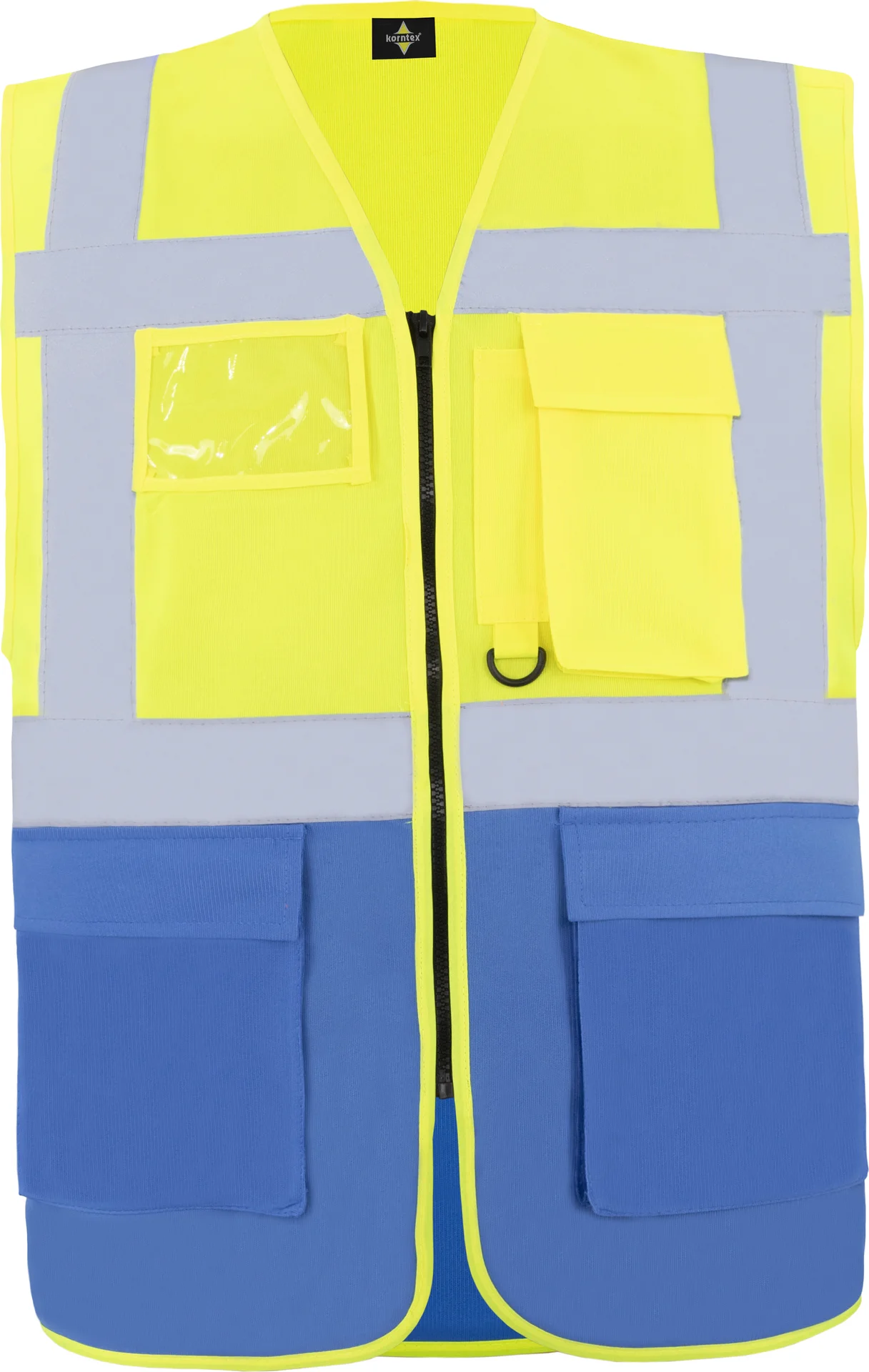 signal yellow/blue