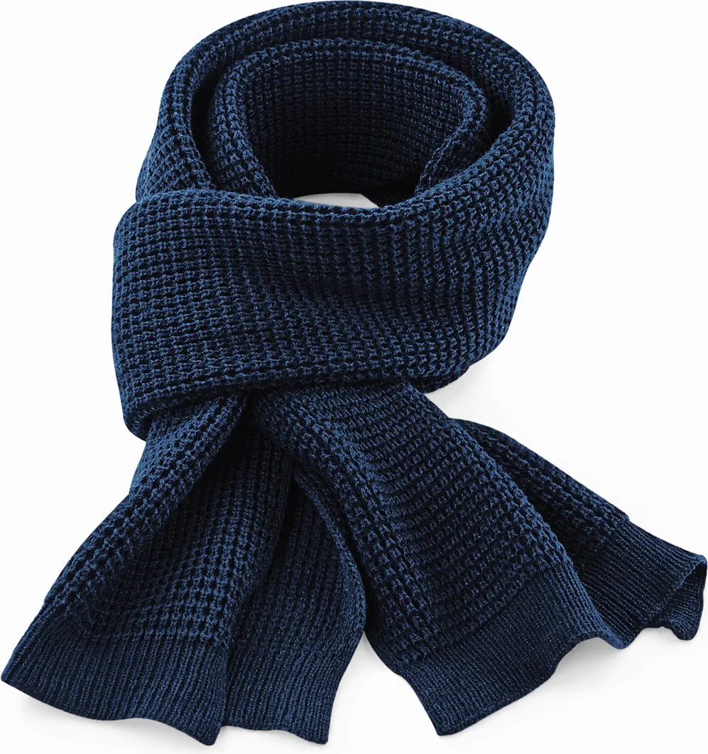 Beechfield Classic Waffle Knit Scarf