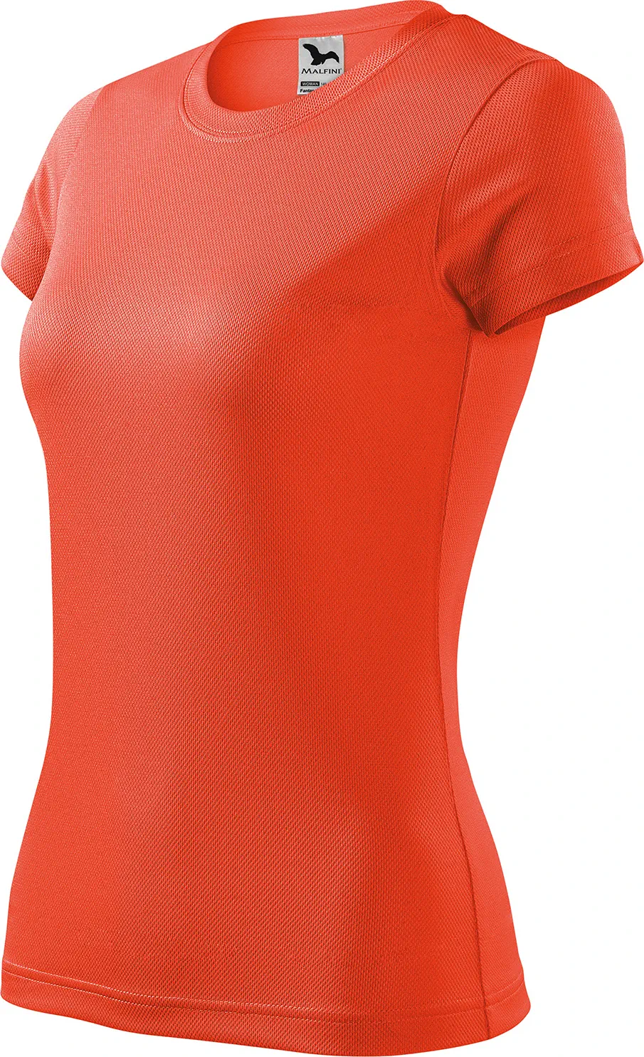 malfini-140-fantasy-t-shirt-damen-neonorange-left-3 MALFINI T-Shirt Damen Fantasy 140