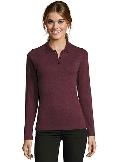 SOL'S Womens Long-Sleeve Piqué Polo Shirt Perfect SOL'S Womens Long-Sleeve Piqué Polo Shirt Perfect