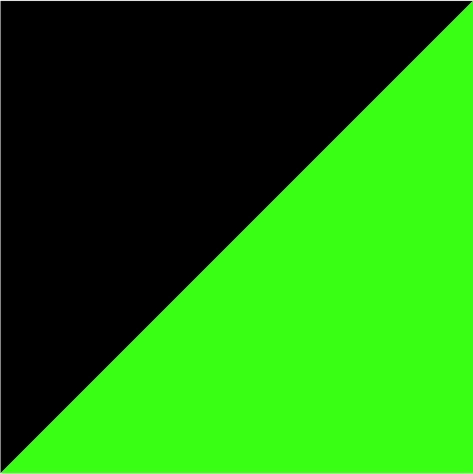 black/neon green