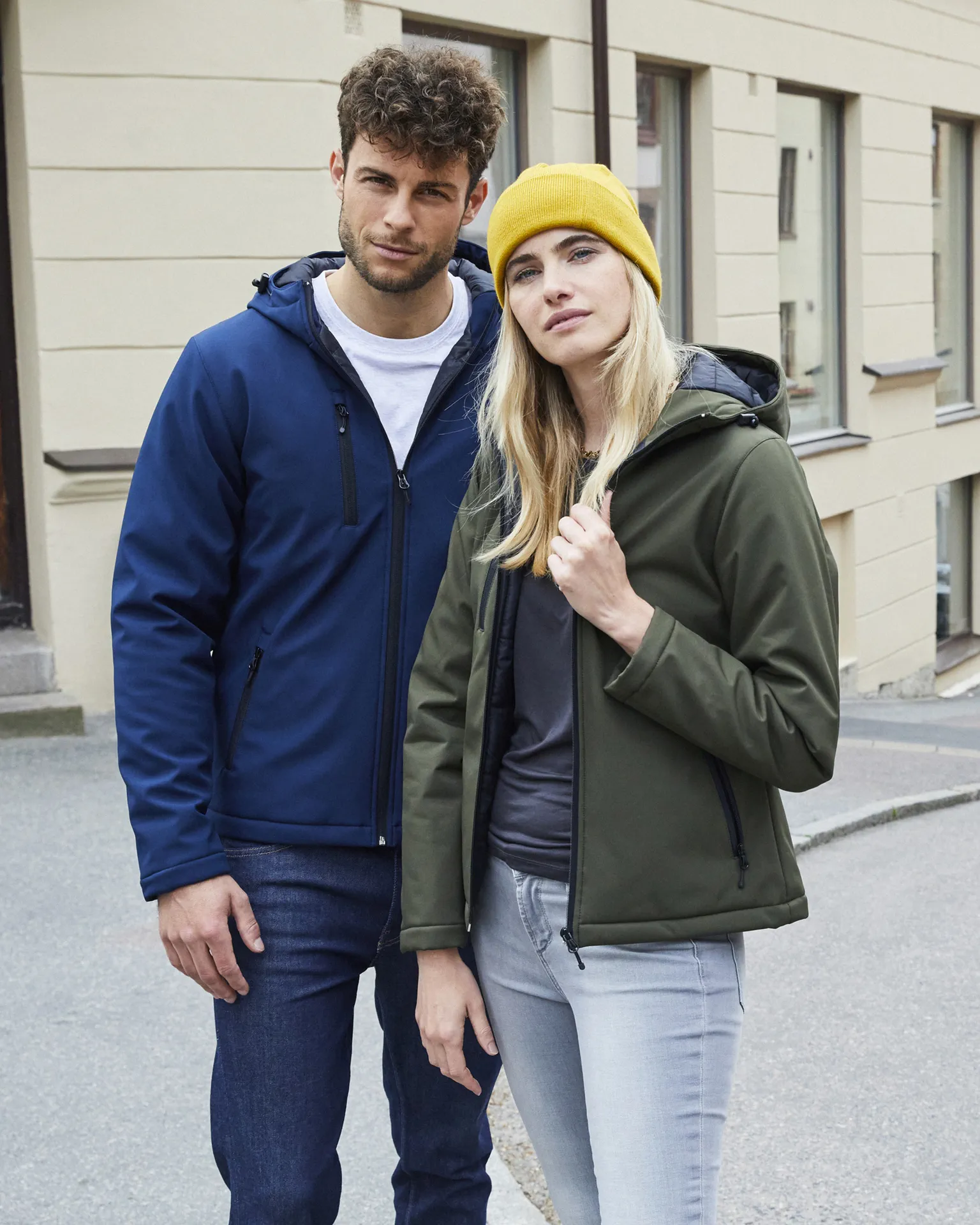 CLIQUE Wattierte Herren Softshelljacke