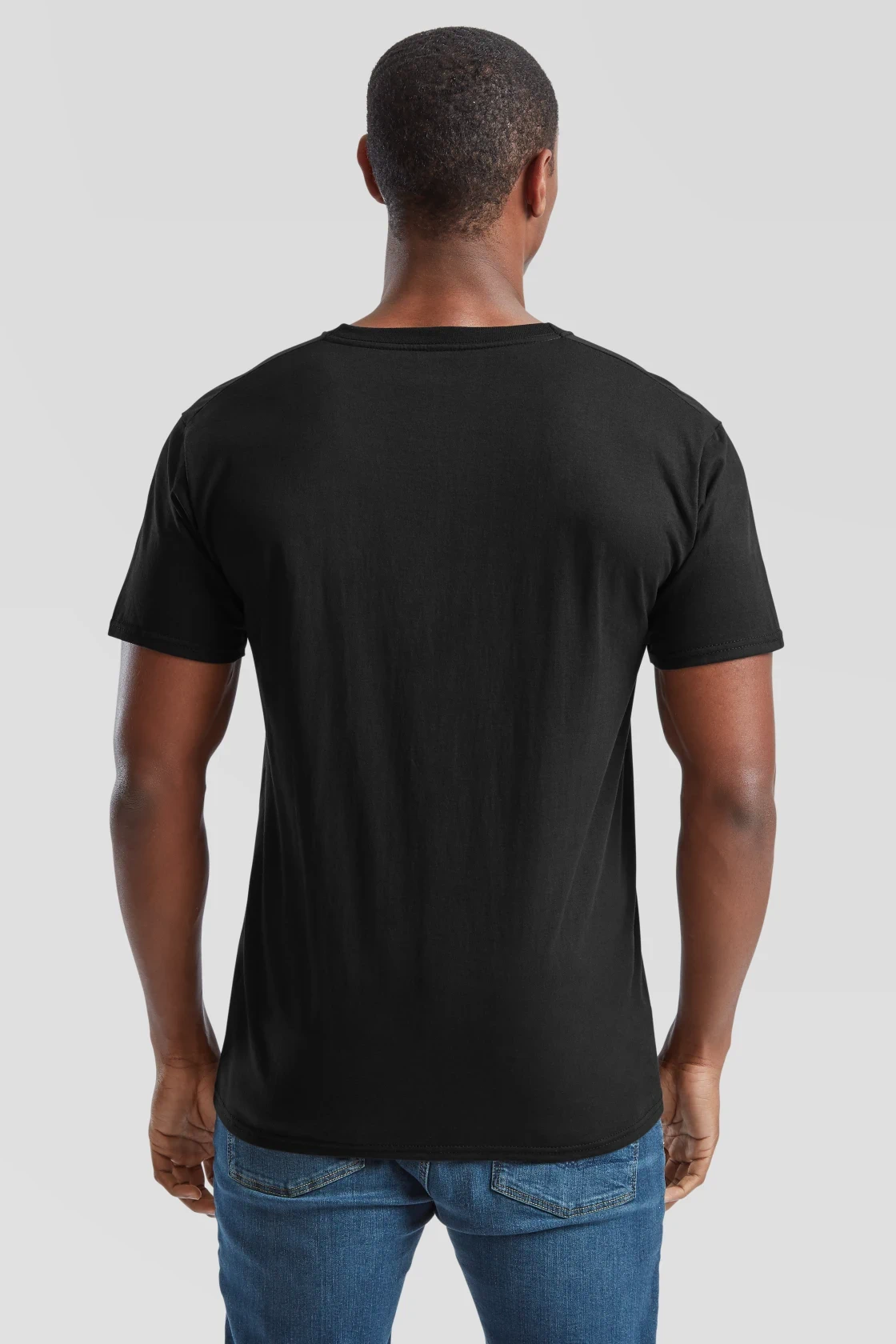 fruit-of-the-loom-61-036-0-valueweight-t-shirt-black-model-2 F.O.L. Valueweight T