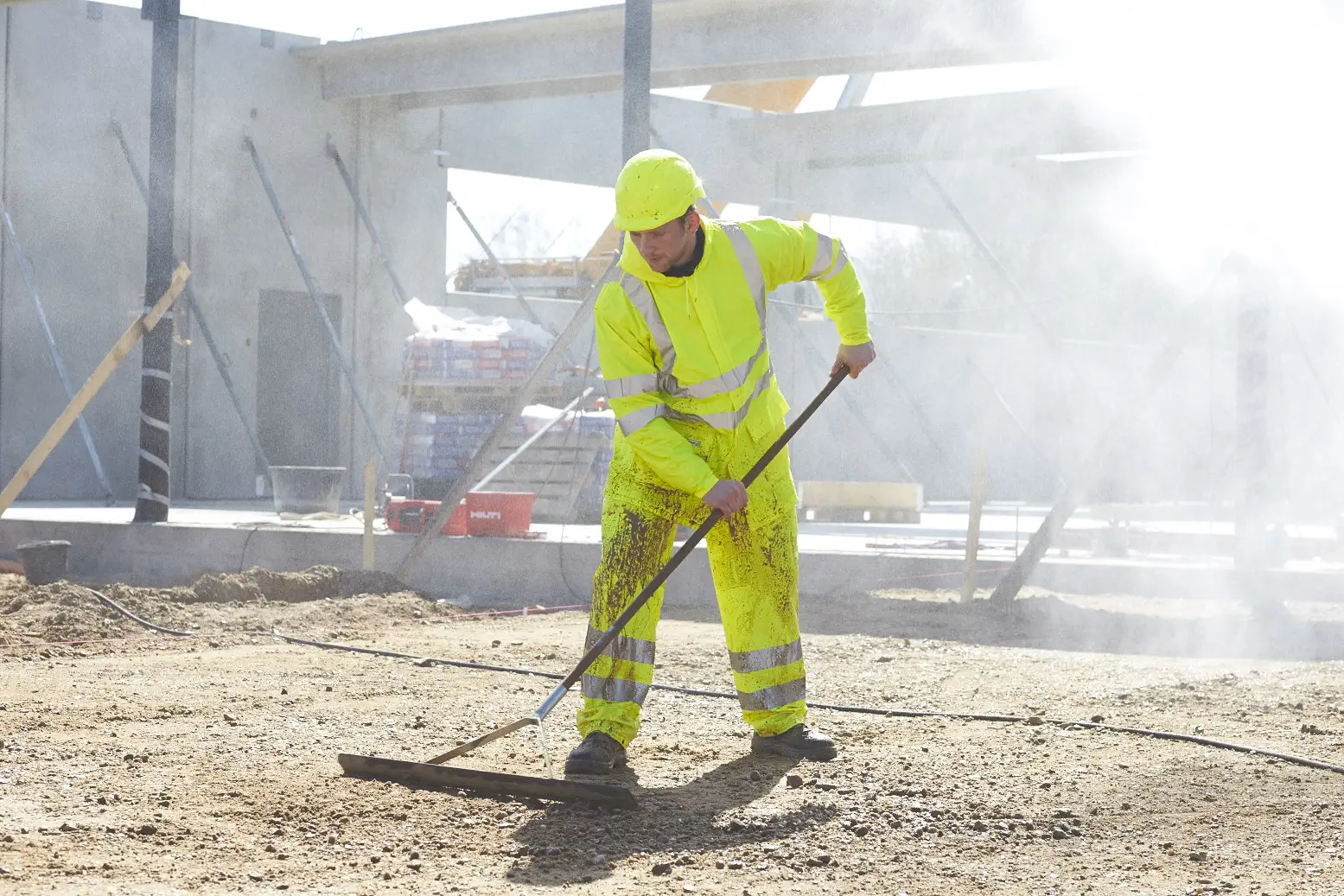 Lyngsøe LR55 Hi-Vis Regenjacke
