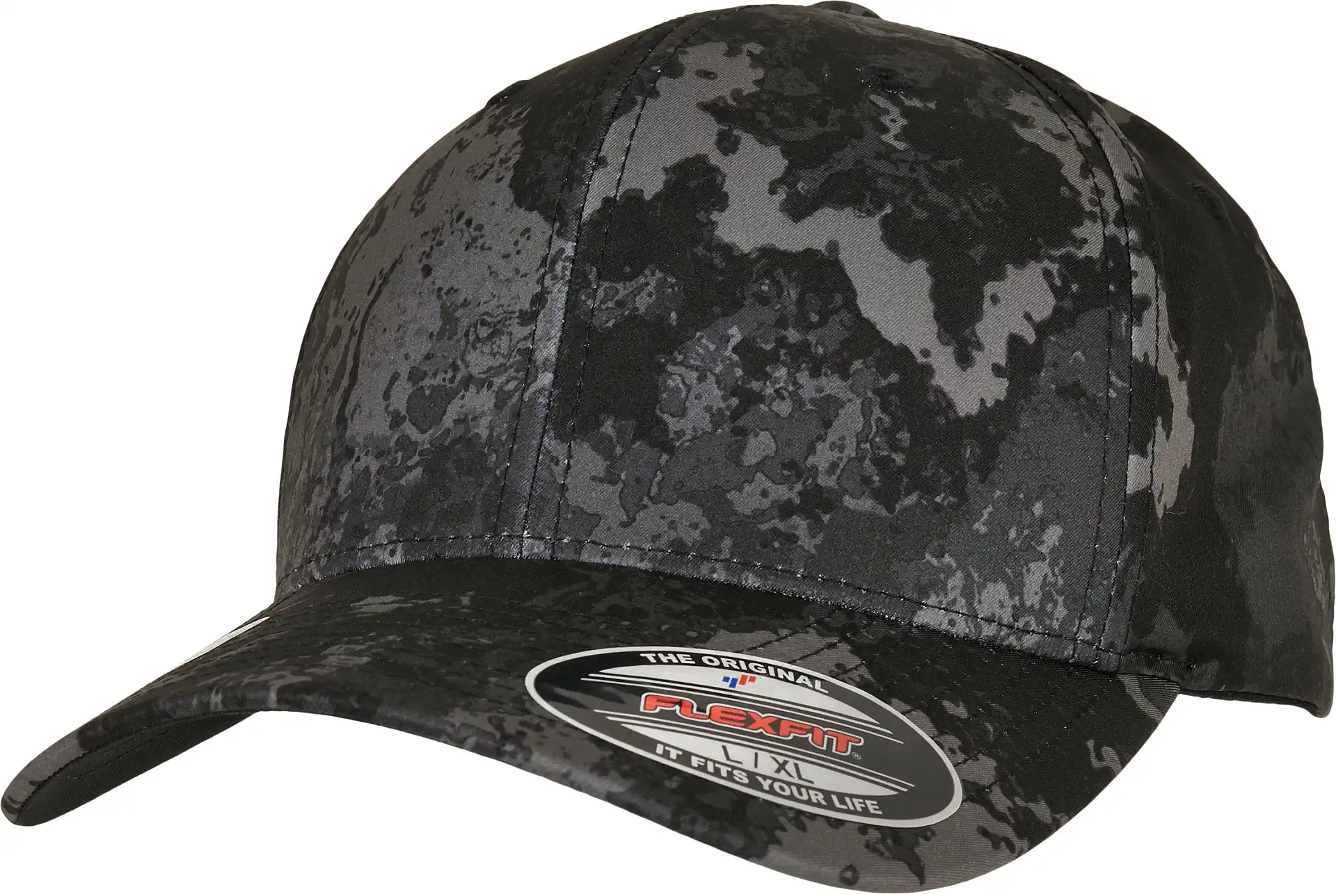 flexfit-6277vc-veil-camo-cap-poseidonblack-front-1 FLEXFIT Veil Camo™ Cap