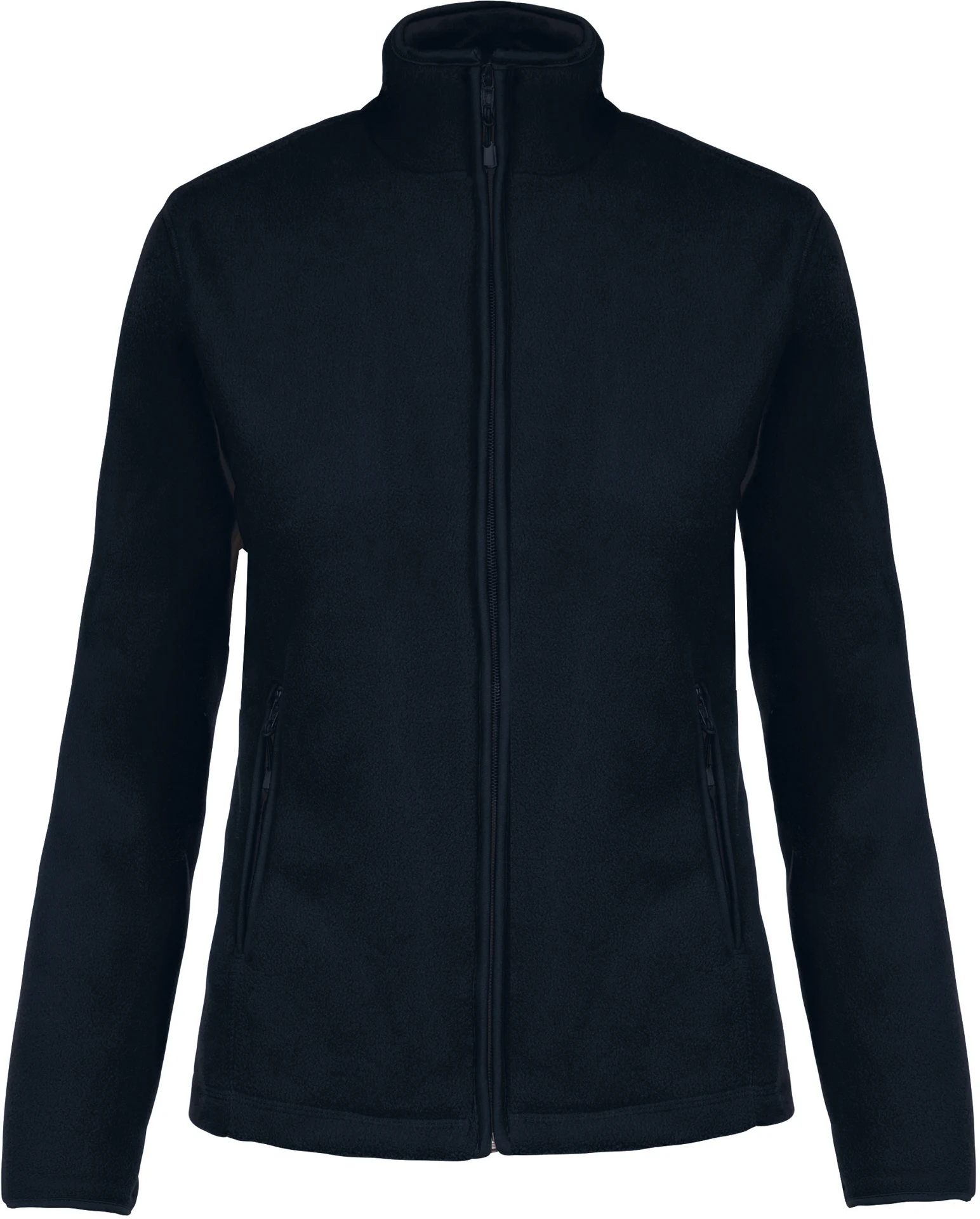 kariban-K907-damen-microfleece-jacke-maureen-navy-front-3 Kariban Damen Fleece Jacke "Maureen"