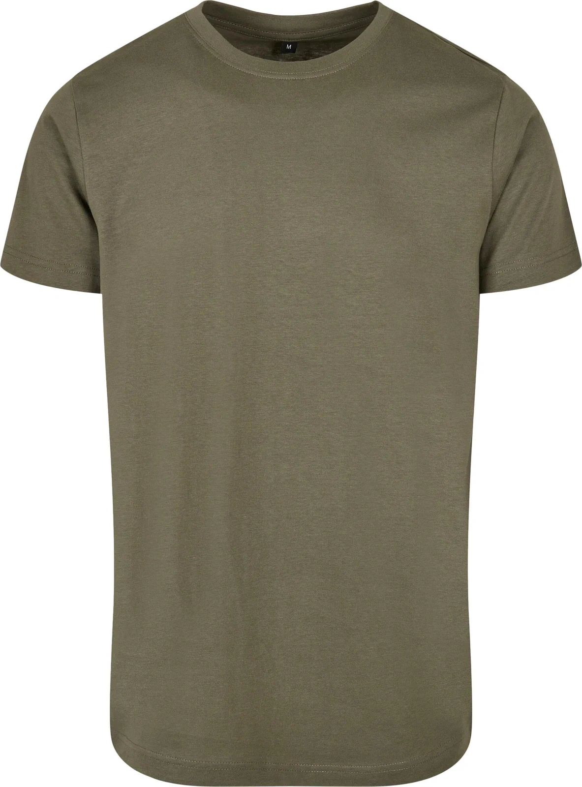 BYB-BB010-basic-round-neck-t-shirt-olive-front-4 Build Your Brand Basic Round Neck T-Shirt