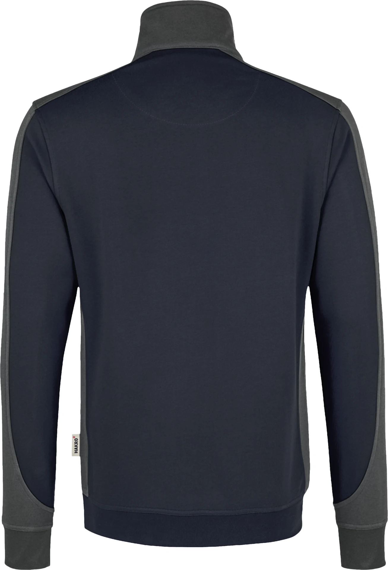HAKRO Zip-Sweatshirt 476 Contrast Mikralinar®