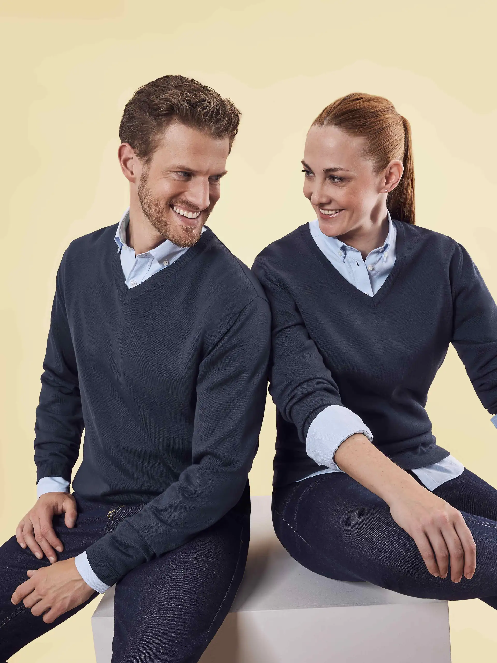 GREIFF Herren Pullover Regular Fit