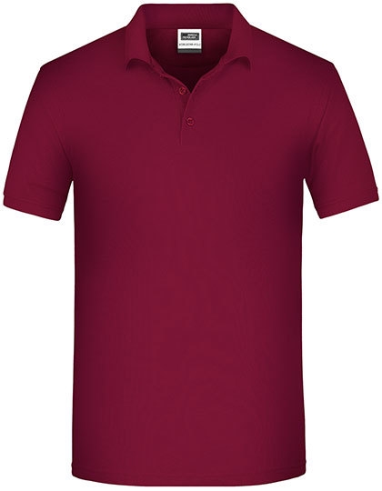 James & Nicholson Men's Bio Workwear Polo James & Nicholson Men's Bio Workwear Polo