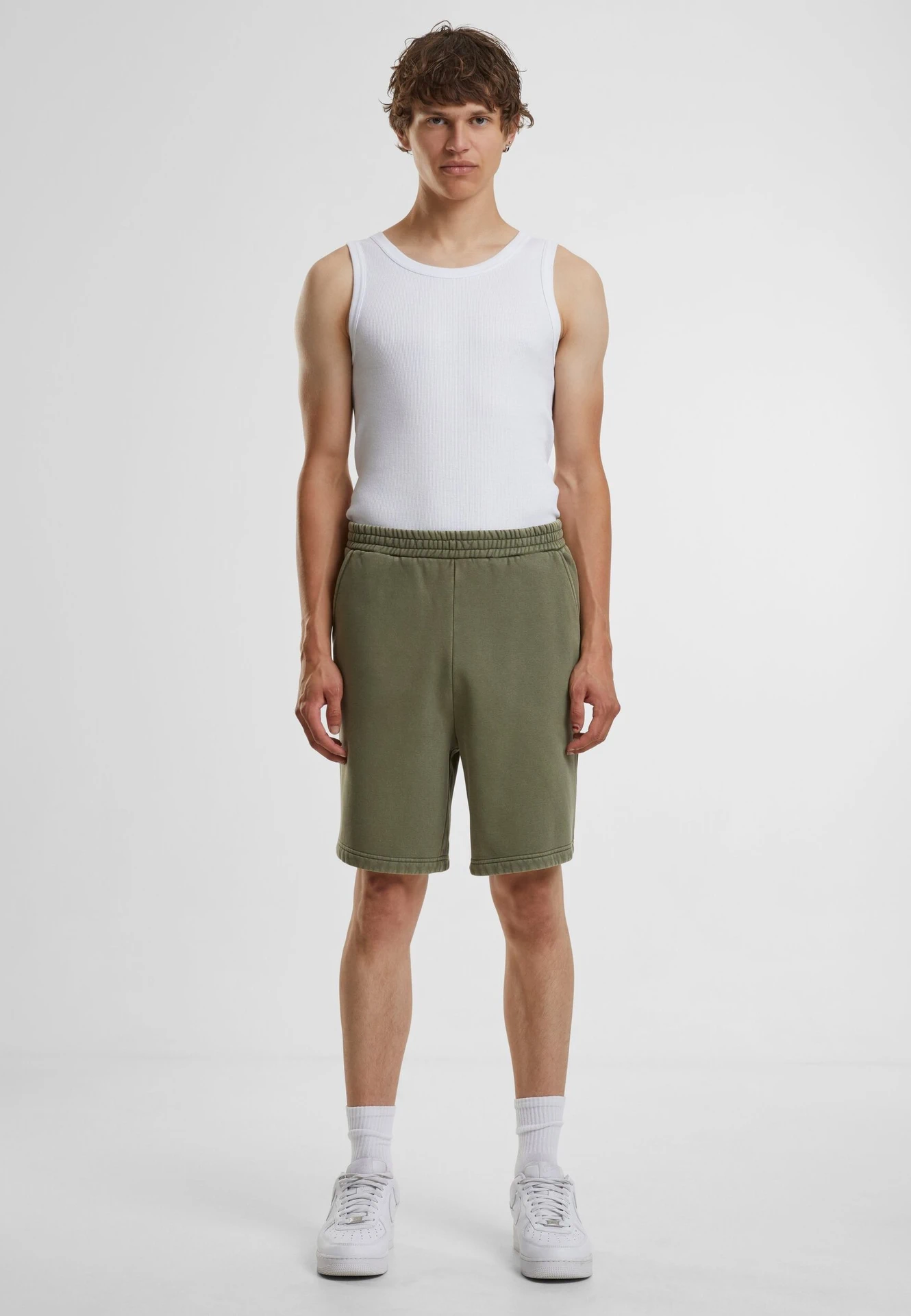 Build Your Brand Vintage Heavy Sweatshorts