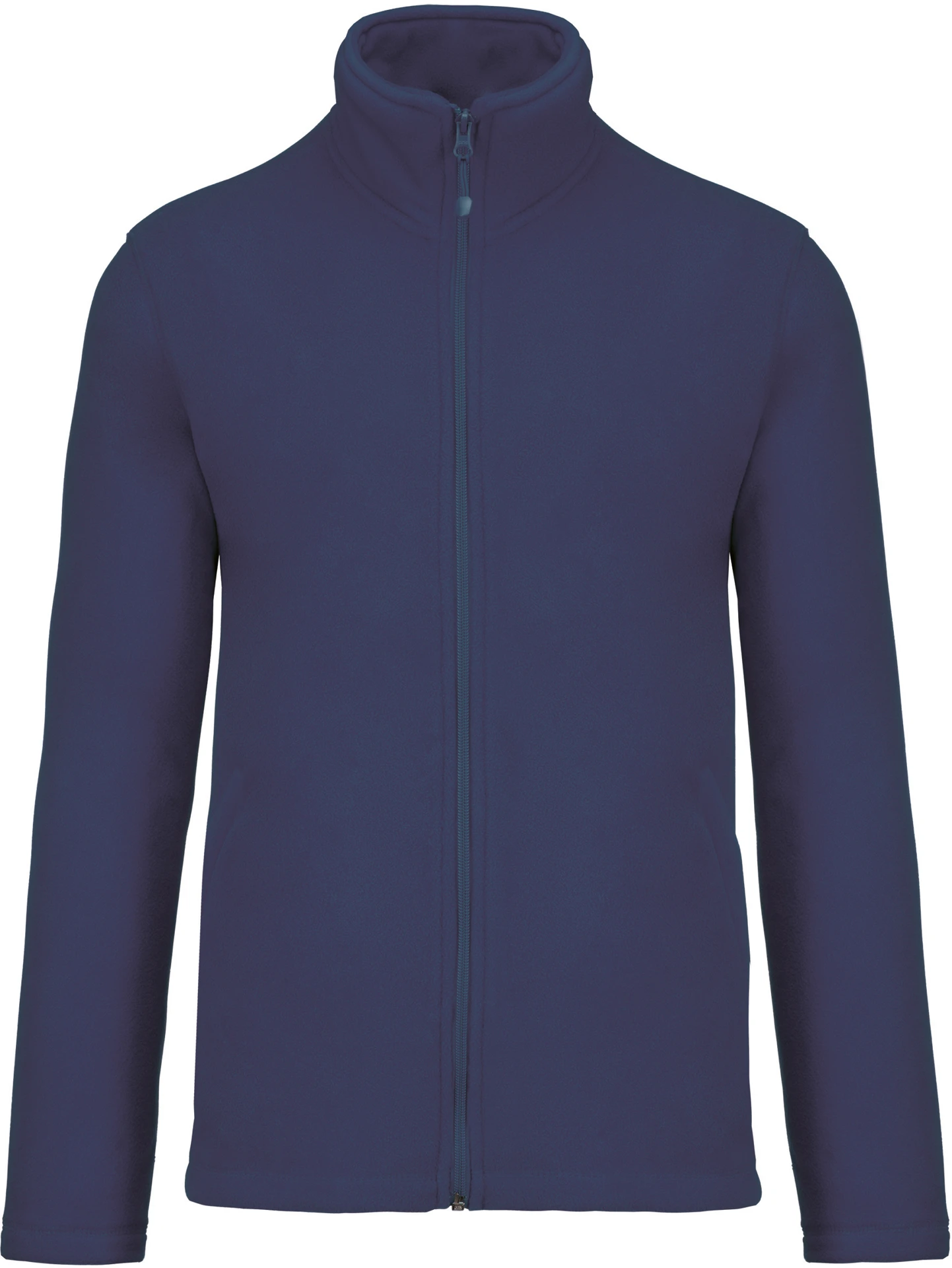 kariban-K911-microfleece-jacke-falco-deepblue-front-3 Kariban Microfleece Jacke "Falco"