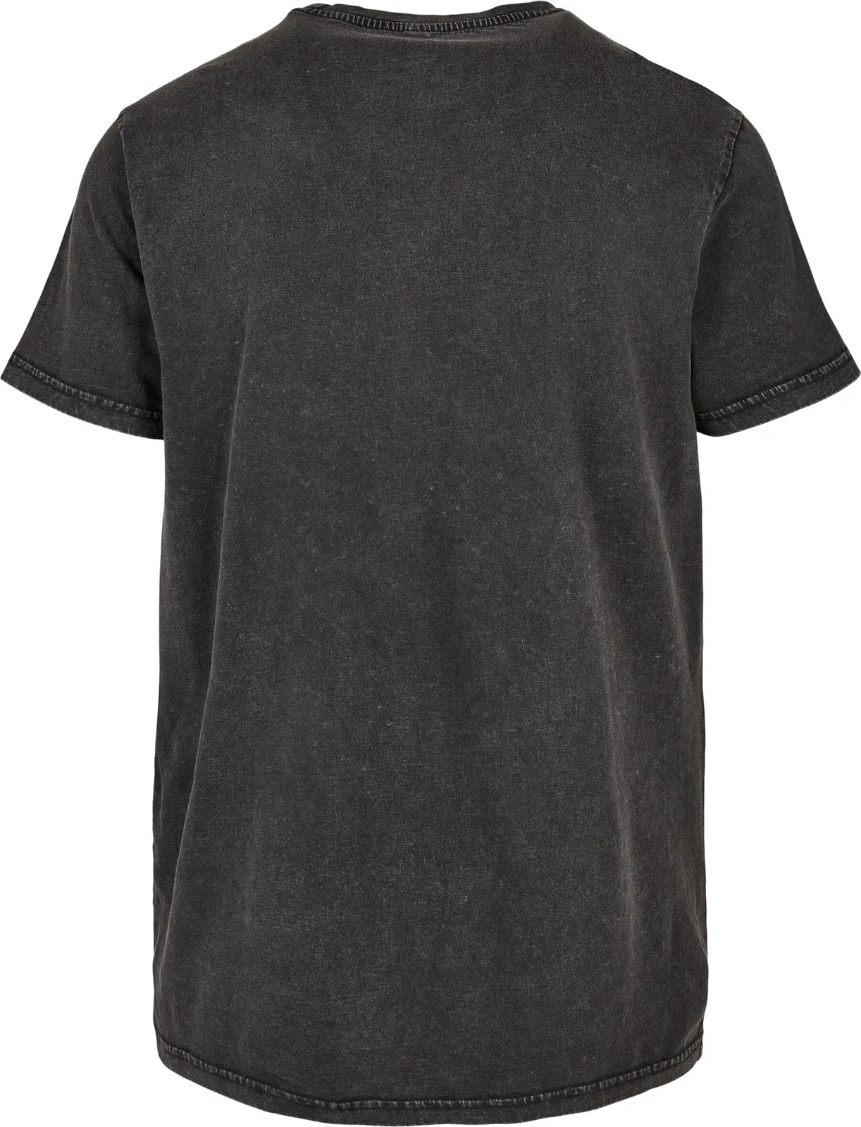 BYB-BY190-acid-washed-round-neck-t-shirt-black-back-7 Build Your Brand Acid Washed Round Neck Tee