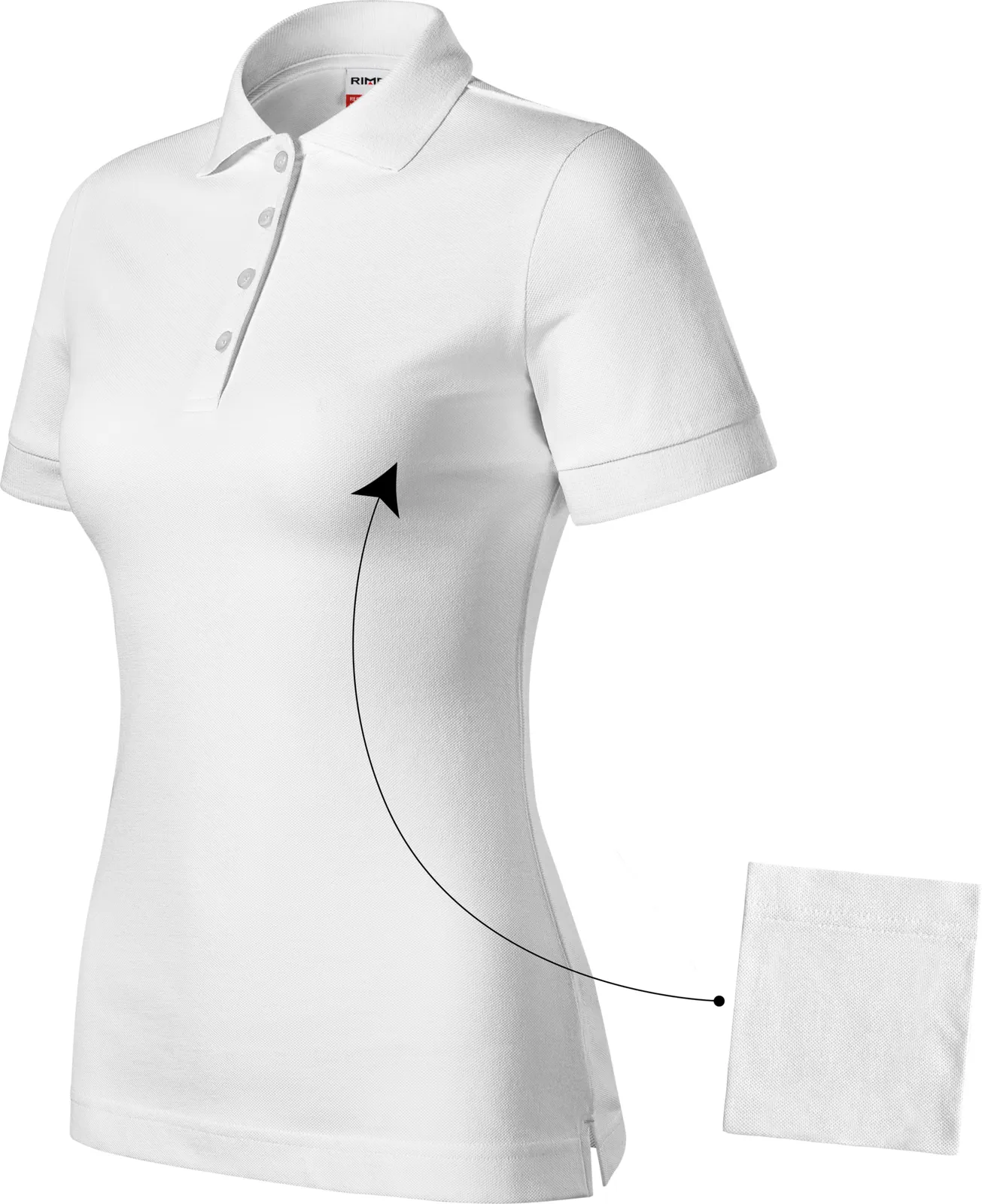 RIMECK Polohemd Damen Resist Heavy Polo R21