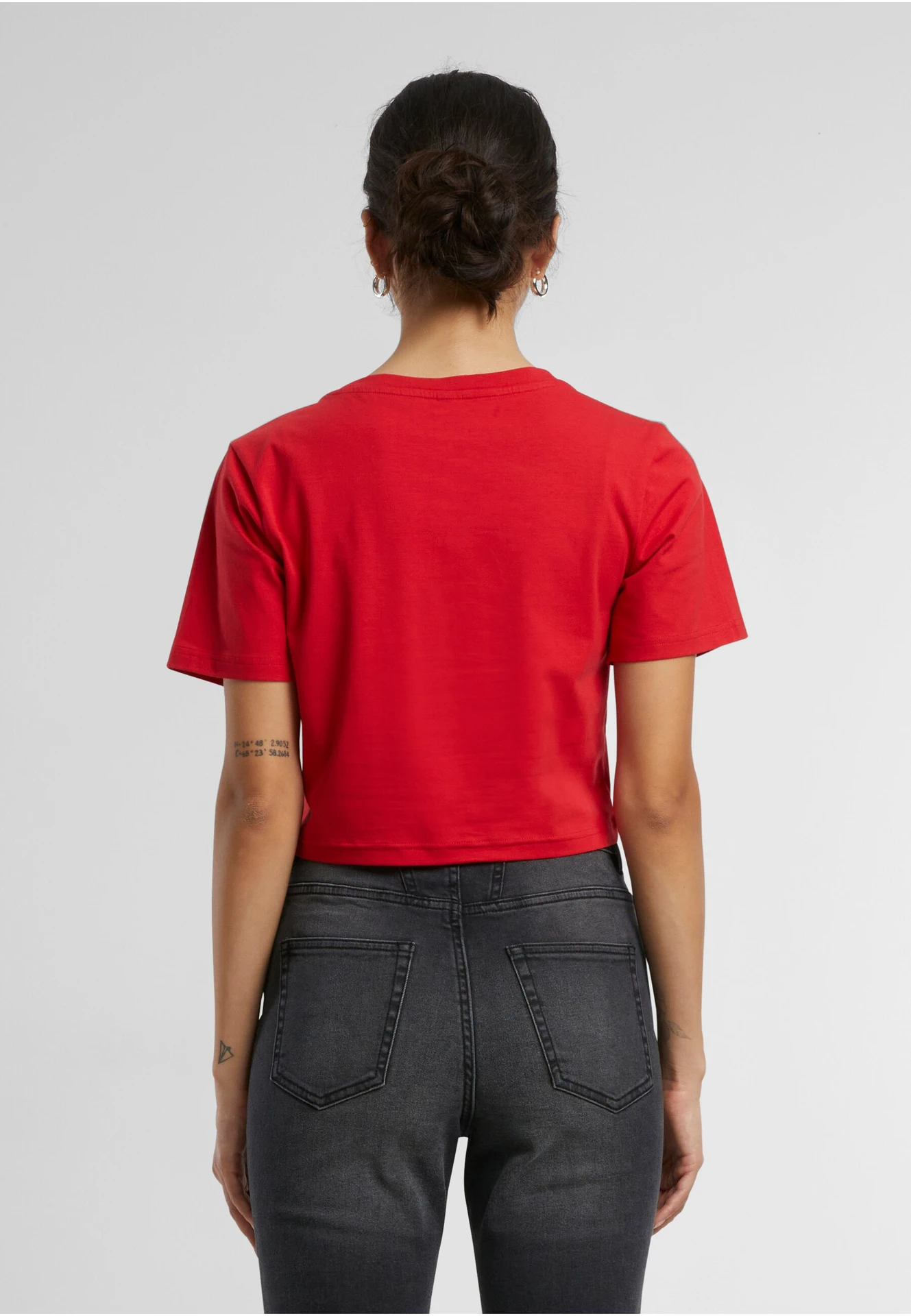 Build Your Brand Ladies Cropped Tee