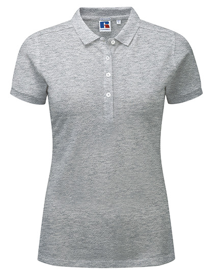 Russell Ladies` Fitted Stretch Polo