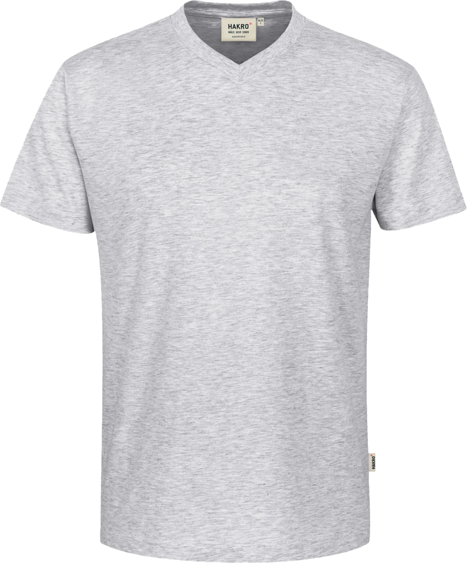 hakro-226-v-shirt-classic-ashmeliert-front-1 HAKRO V-Shirt 226 Classic