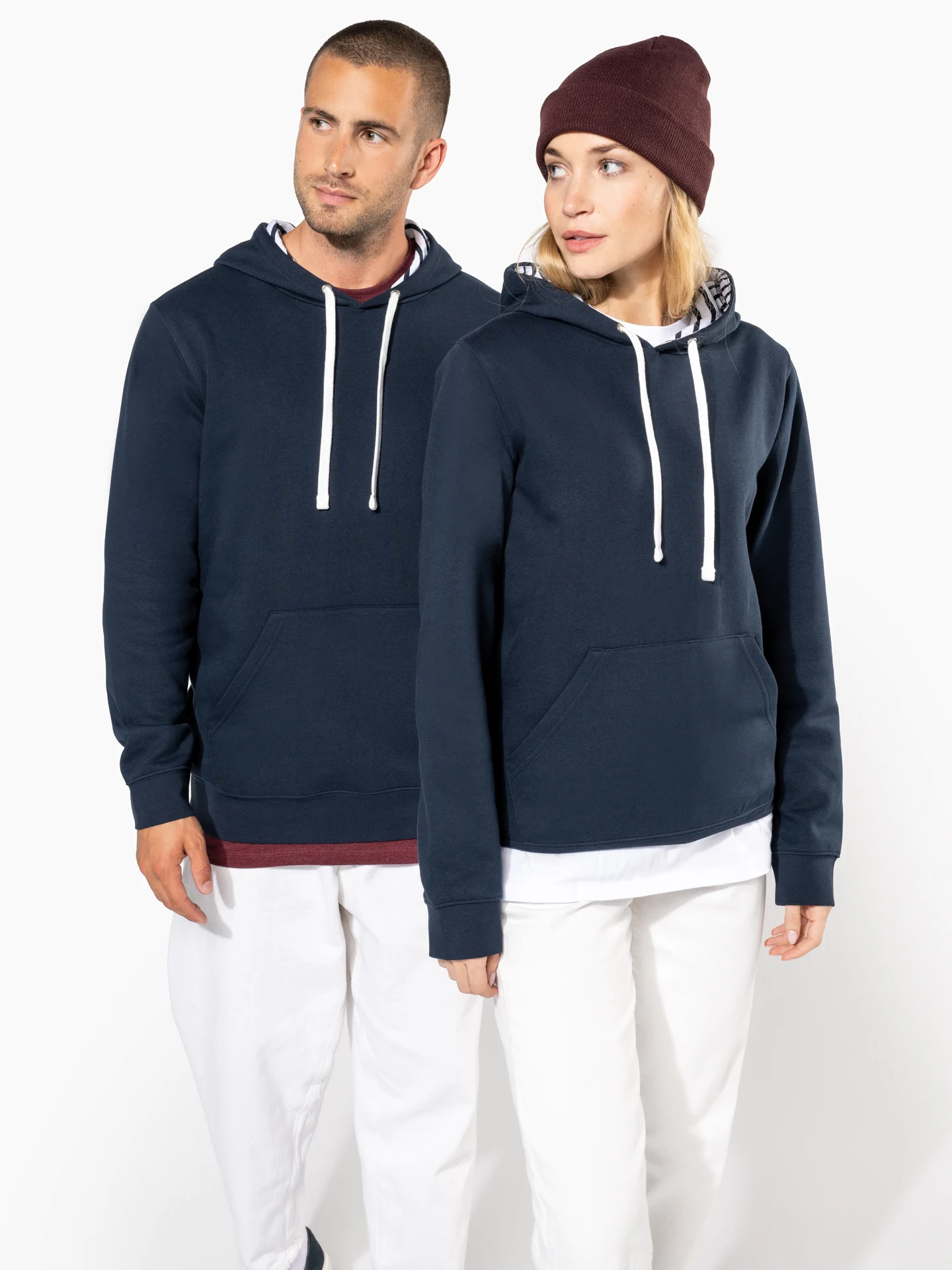 kariban-K4013-unisex-kapuzen-sweater-model-0 Kariban Unisex Kapuzen Sweater