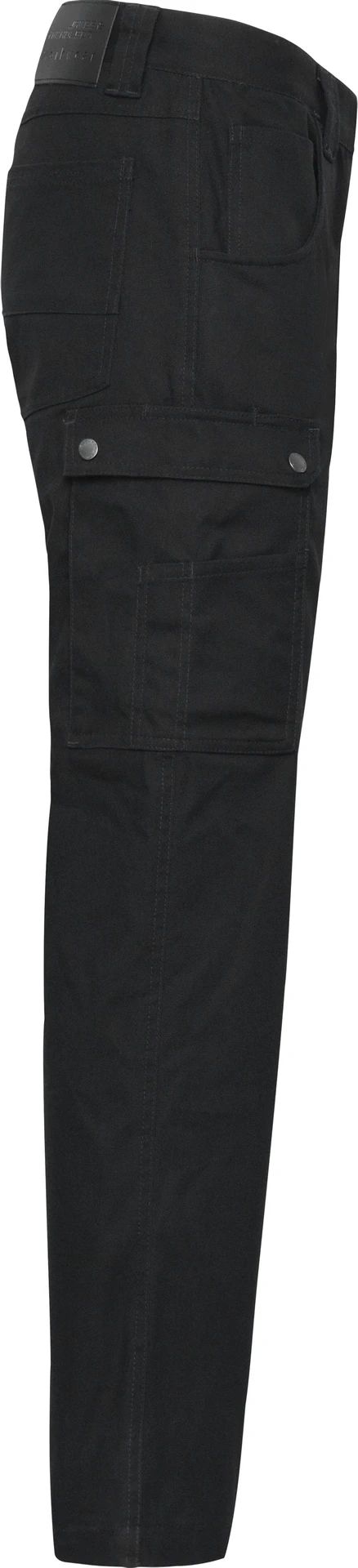 jn877-workwear-cargo-pants-black-right-6 James & Nicholson Workwear Cargo Pants