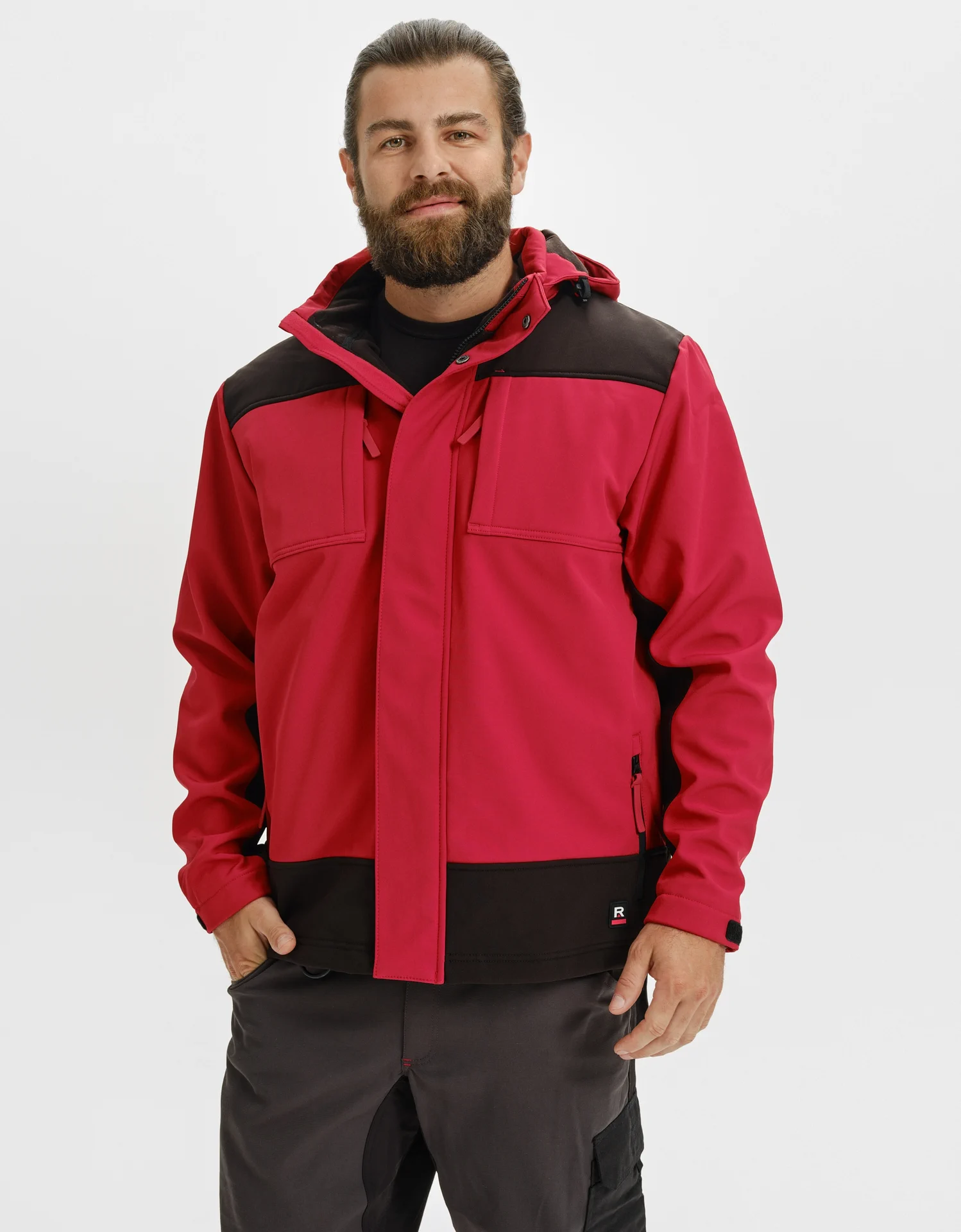 rimeck-w55-winter-softshell-jacke-vertex-marlbororot-model-0 VERTEX Winter Softshelljacke W55