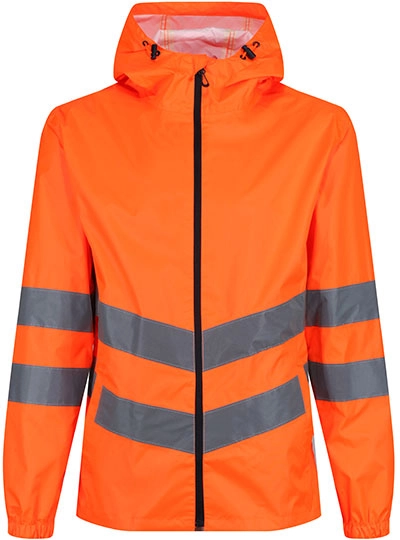 regatta-trw497-pro-hi-vis-packaway-jacket-orange-front-2 Regatta Pro Hi-Vis Packaway Jacket