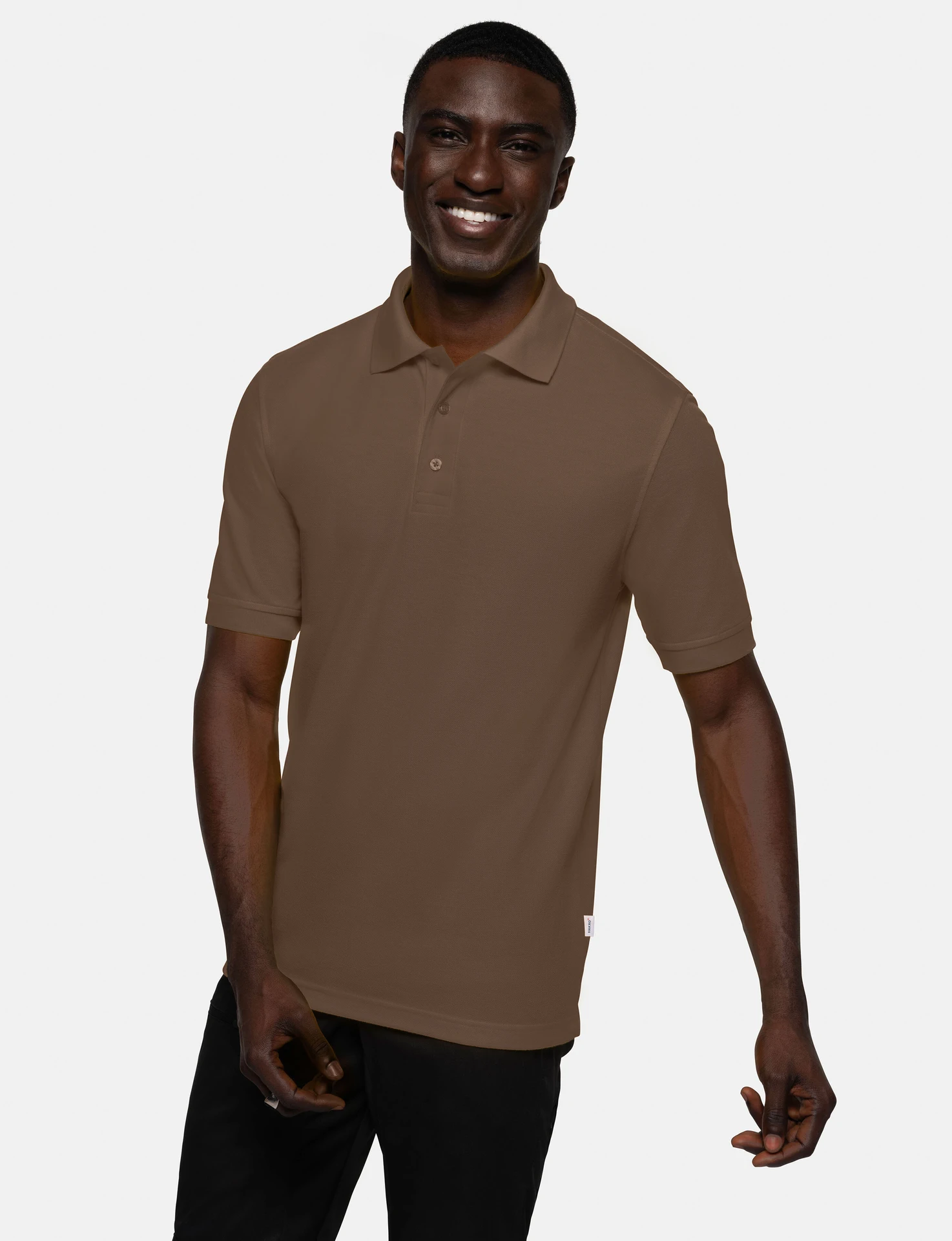 hakro-816-poloshirt-mikralinar-nougat-model-0 HAKRO Poloshirt 816 Mikralinar®