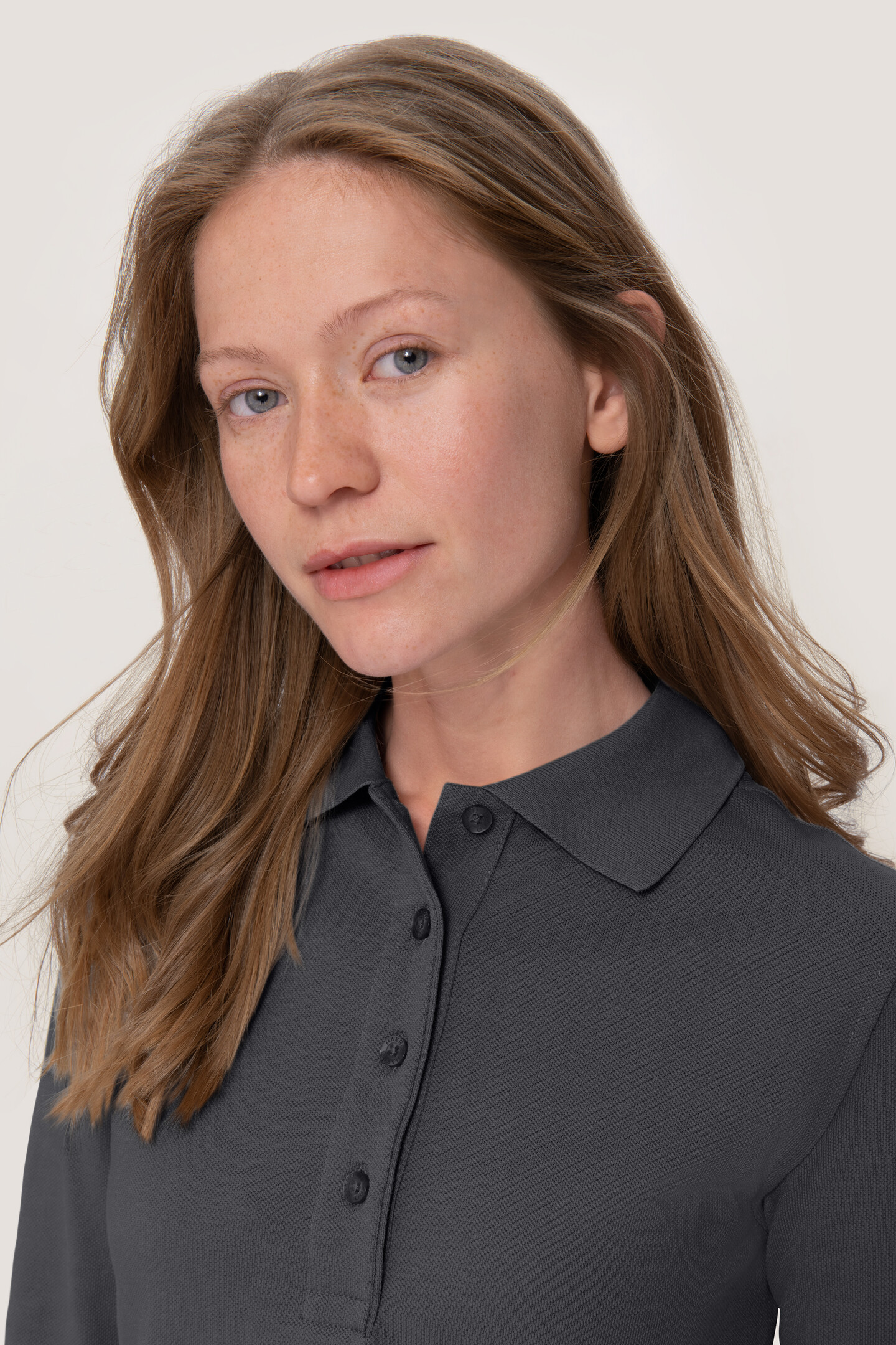 HAKRO Women-Longsleeve-Poloshirt 215 Mikralinar® HAKRO Women-Longsleeve-Poloshirt 215 Mikralinar®