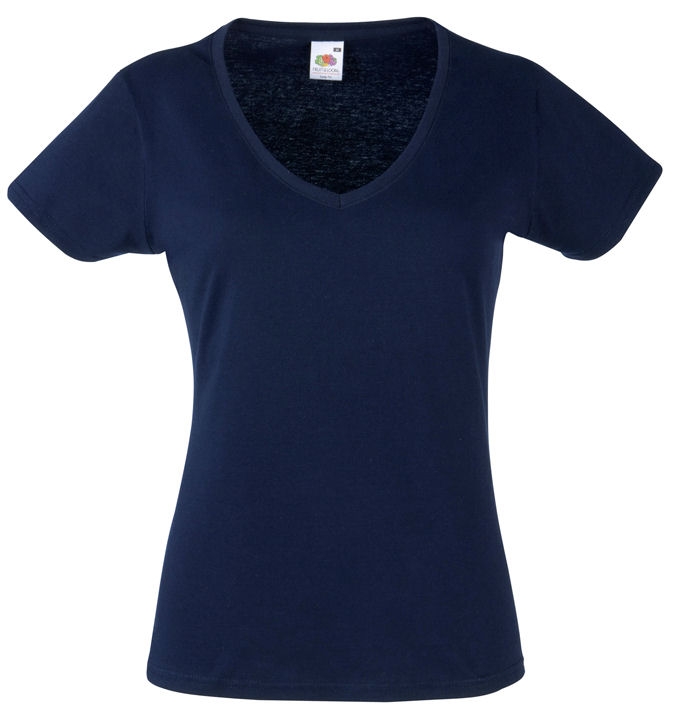 F.O.L. Lady-Fit Valueweight V-Neck T