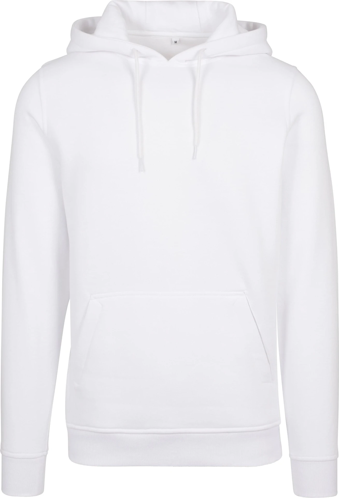 BYB-BY137-organic-hoodie-white-front-4 Build Your Brand Organic Hoodie