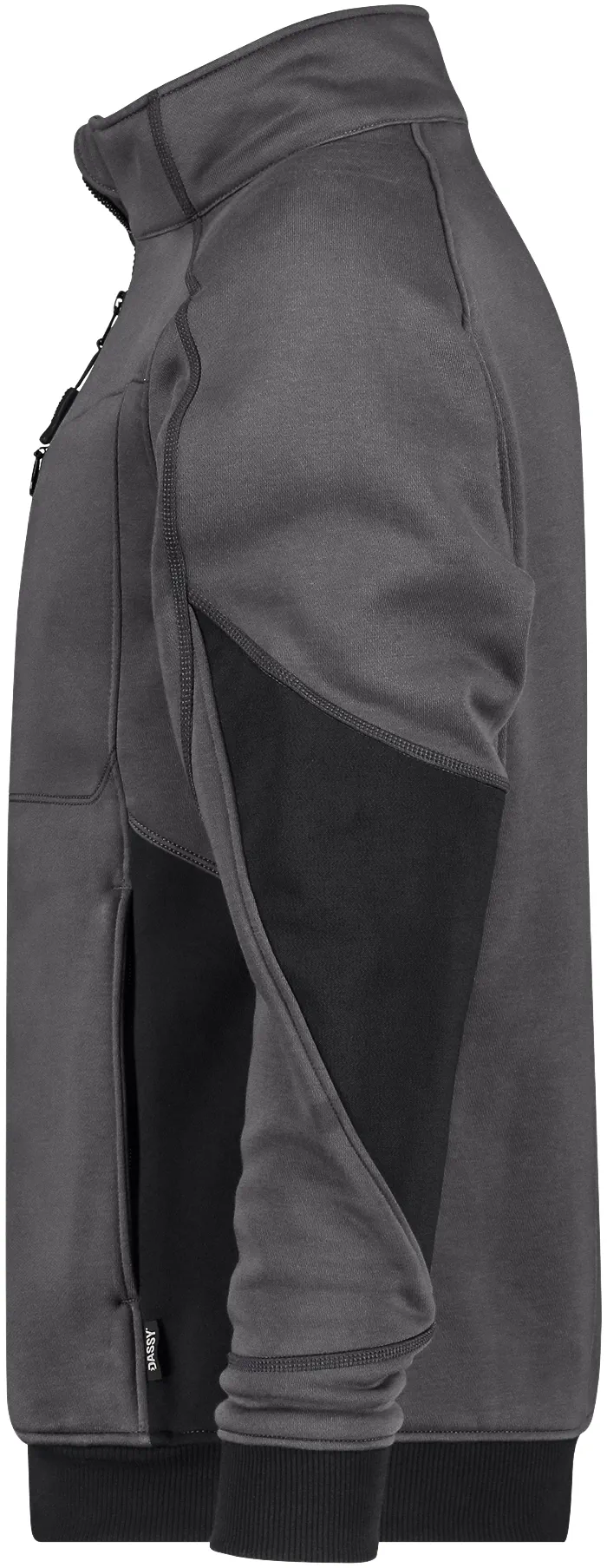 dassy-300570-velox-next-sweatshirt-anthracite-grey-black-side-2 DASSY Sweatshirt VELOX Next