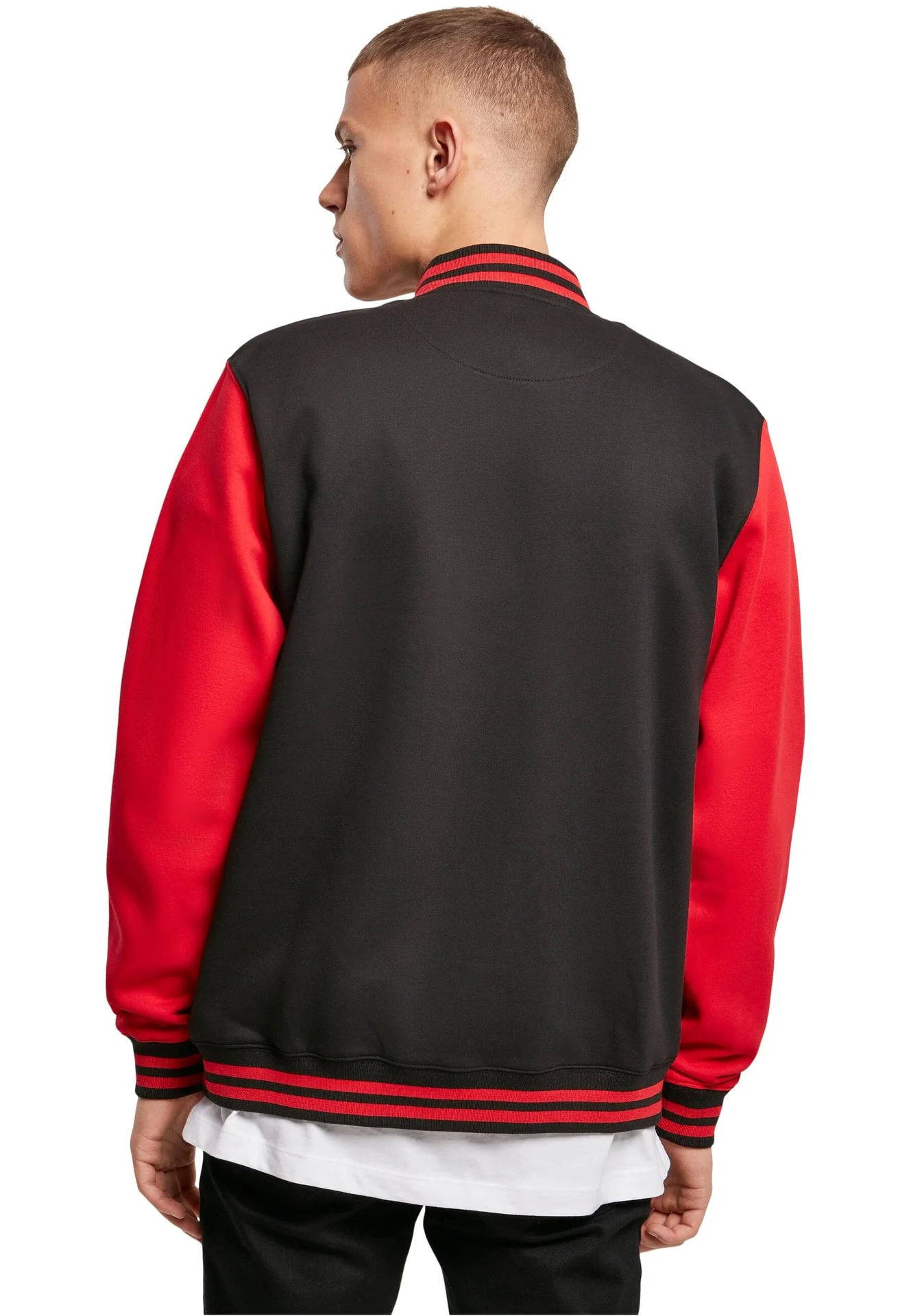 Build Your Brand Sweat College Jacket