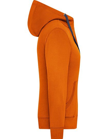 James & Nicholson Ladies Lifestyle Zip-Hoody James & Nicholson Ladies Lifestyle Zip-Hoody