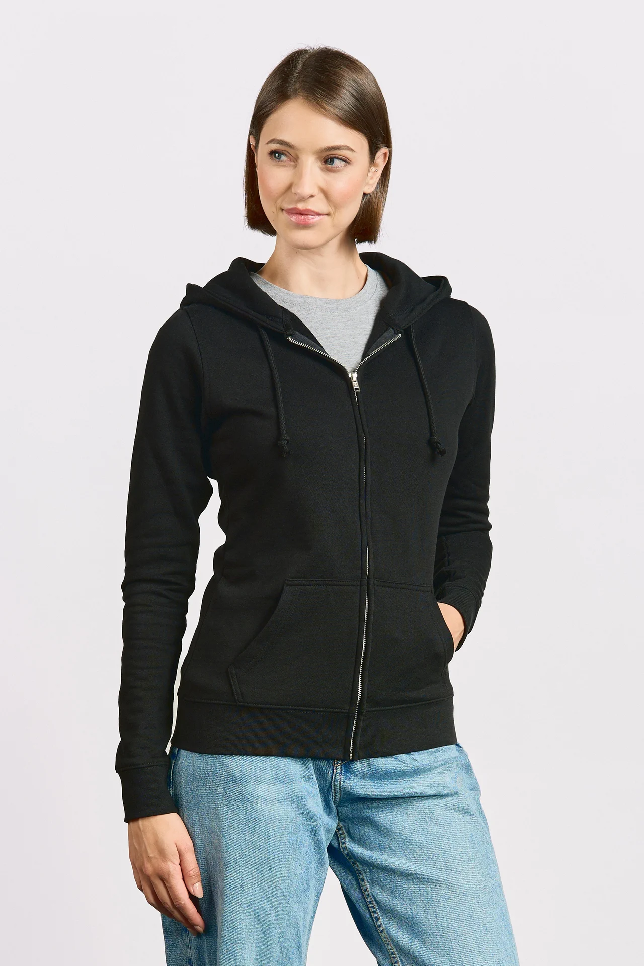 Promodoro Women's Hoody Jacket 80/20