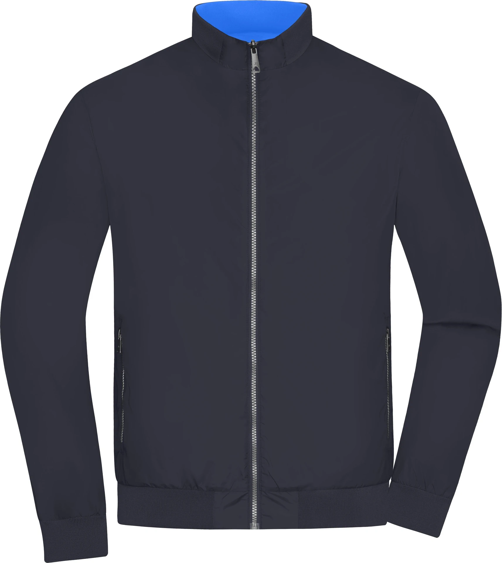 jn1336-mens-blouson-navy-blue-front-3 James & Nicholson Men´s Reversible Blouson