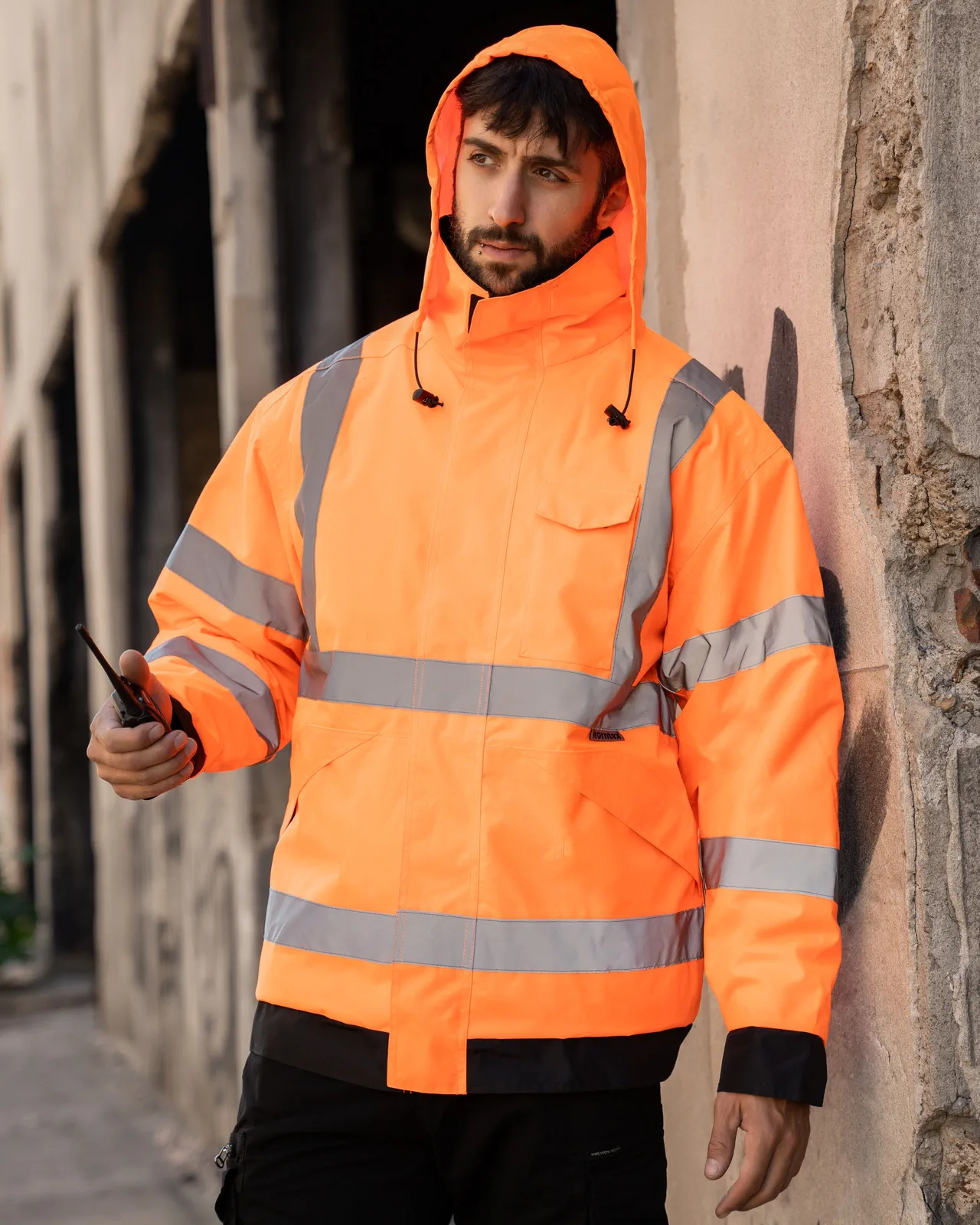 korntex-kxrlj-hi-vis-light-rain-jacket-kaunas-signalorange-model-0 Korntex Hi-Vis Light Rain Jacket Kaunas